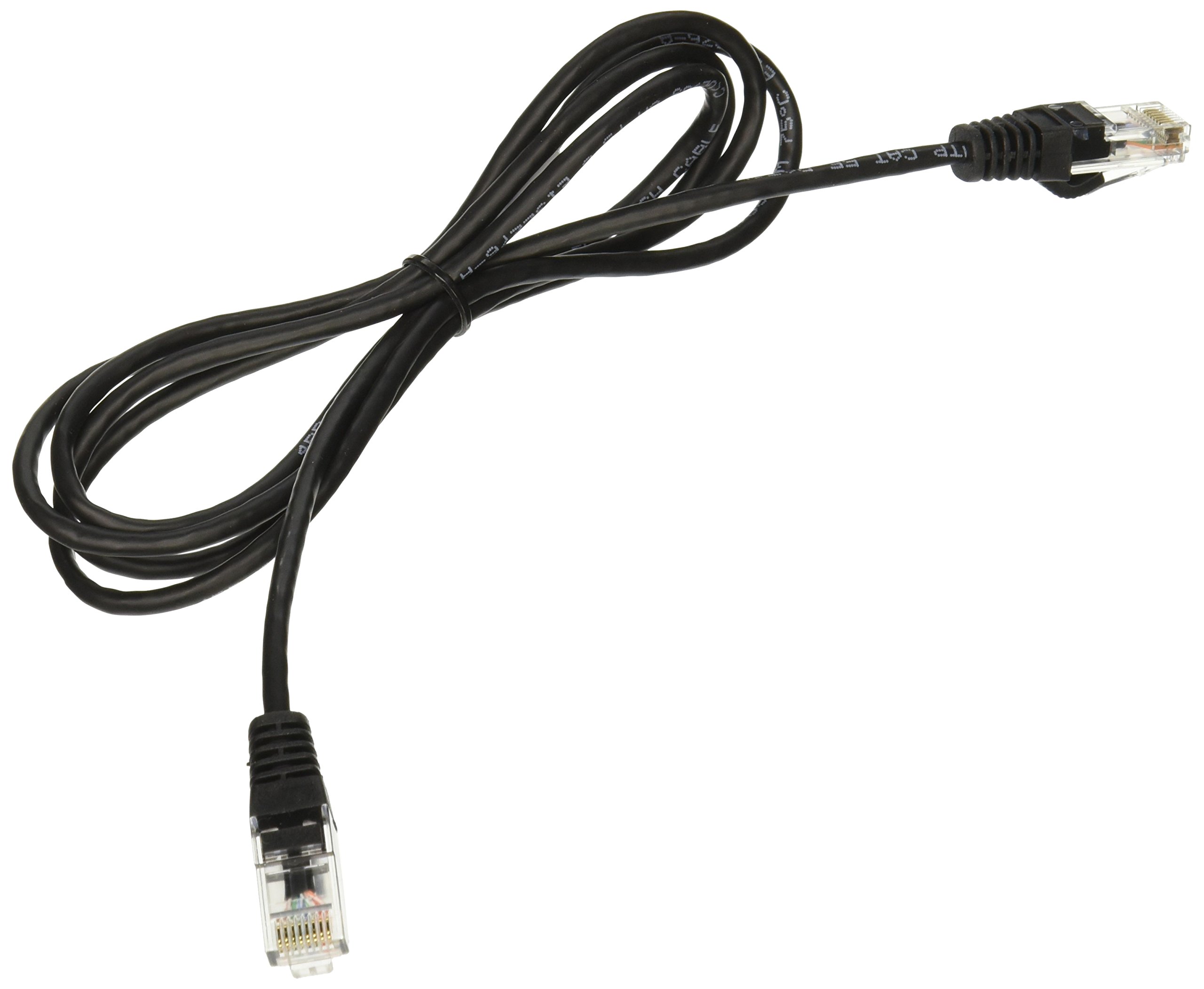 C2G 01060 Cat5e Cable - Snagless Unshielded Slim Ethernet Network Patch Cable, Black (5 Feet, 1.52 Meters)