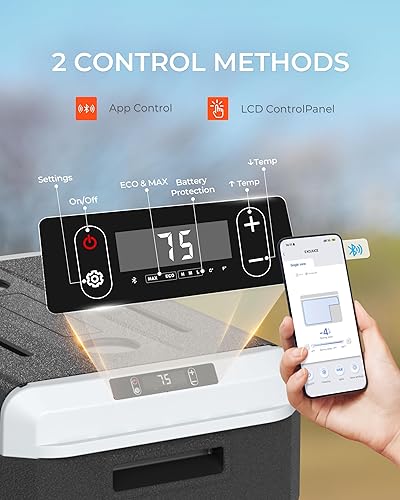 Miniatura 5 de Refrigerador de 12 voltios, enfriador eléctrico de 32 cuartos de galón, refrigerador de automóvil de 12 V24 V CC 100  240 V CA, congelador portátil