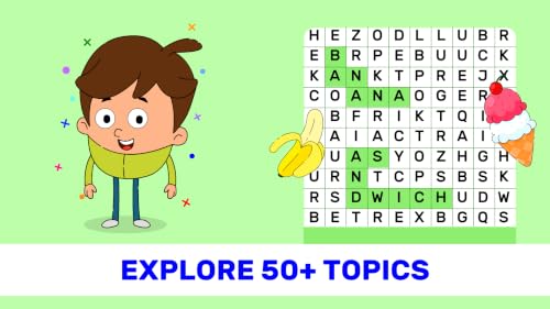 Word Search For Kids: Word Search Puzzle Game For 4-10 Year Olds #TOP4
