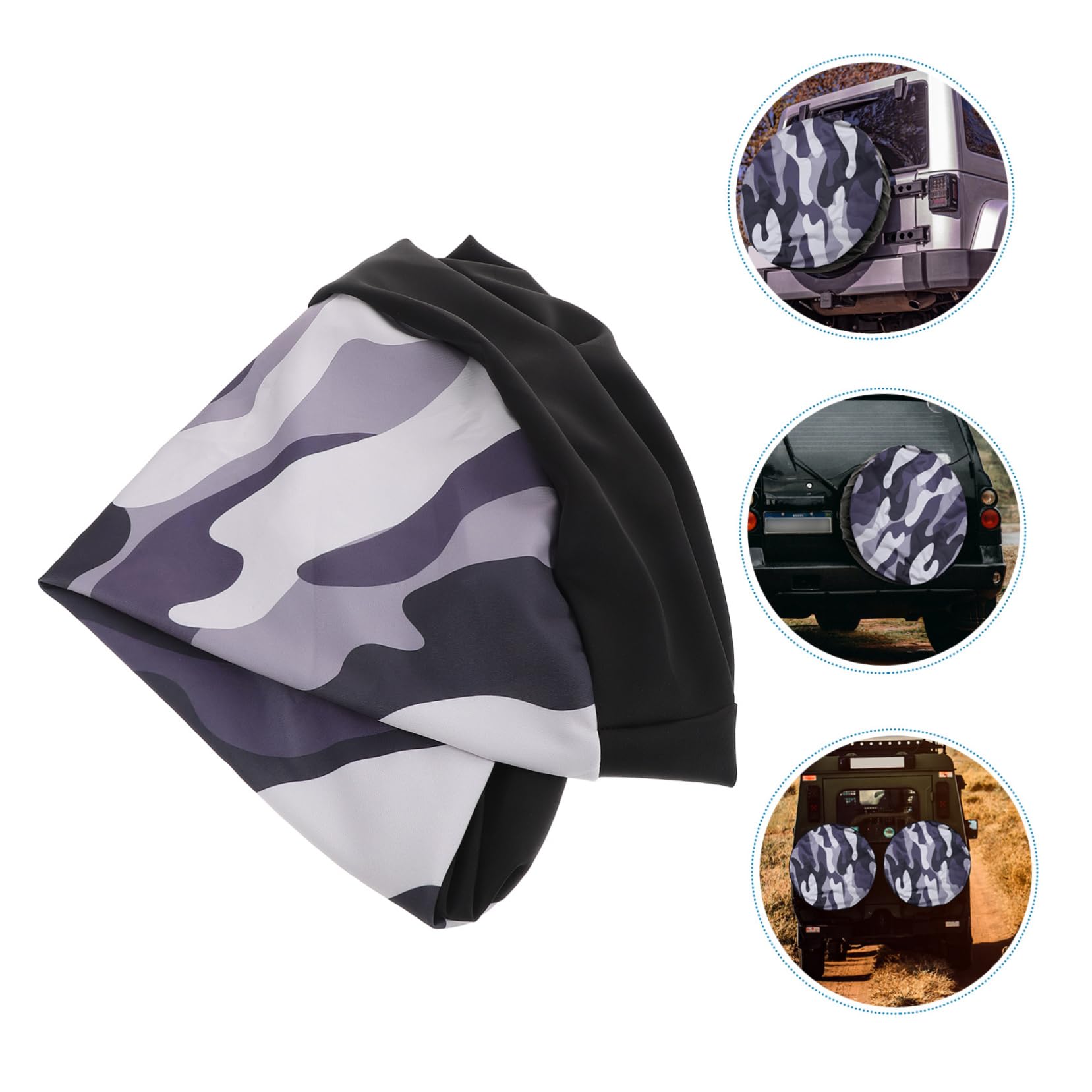 Cabilock Copertura Per Ruota Scorta Protezione Uv e Copertura Robusta Per Rimorchio Camper Suv Camion Roulotte Accessori
