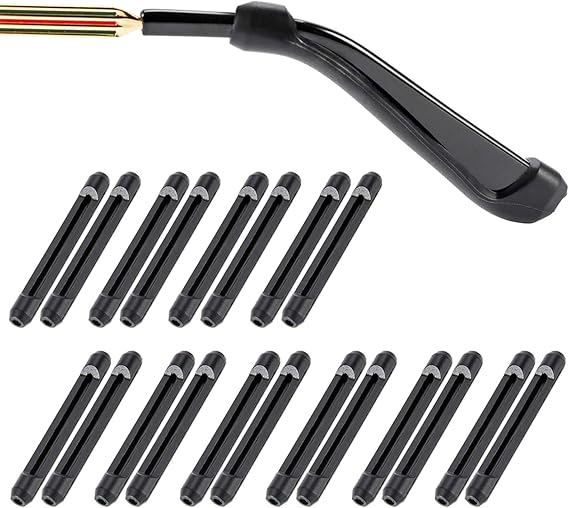 Amazon Anphsin メガネ耳あてパッド 10ペア メガネ固定 メガネフレーム メガネロック シリコン素材 柔軟 弾性 軽い すり落ち防止 耳が痛くない アレルギー防止 眼鏡用 ブラック色 眼鏡小物 通販