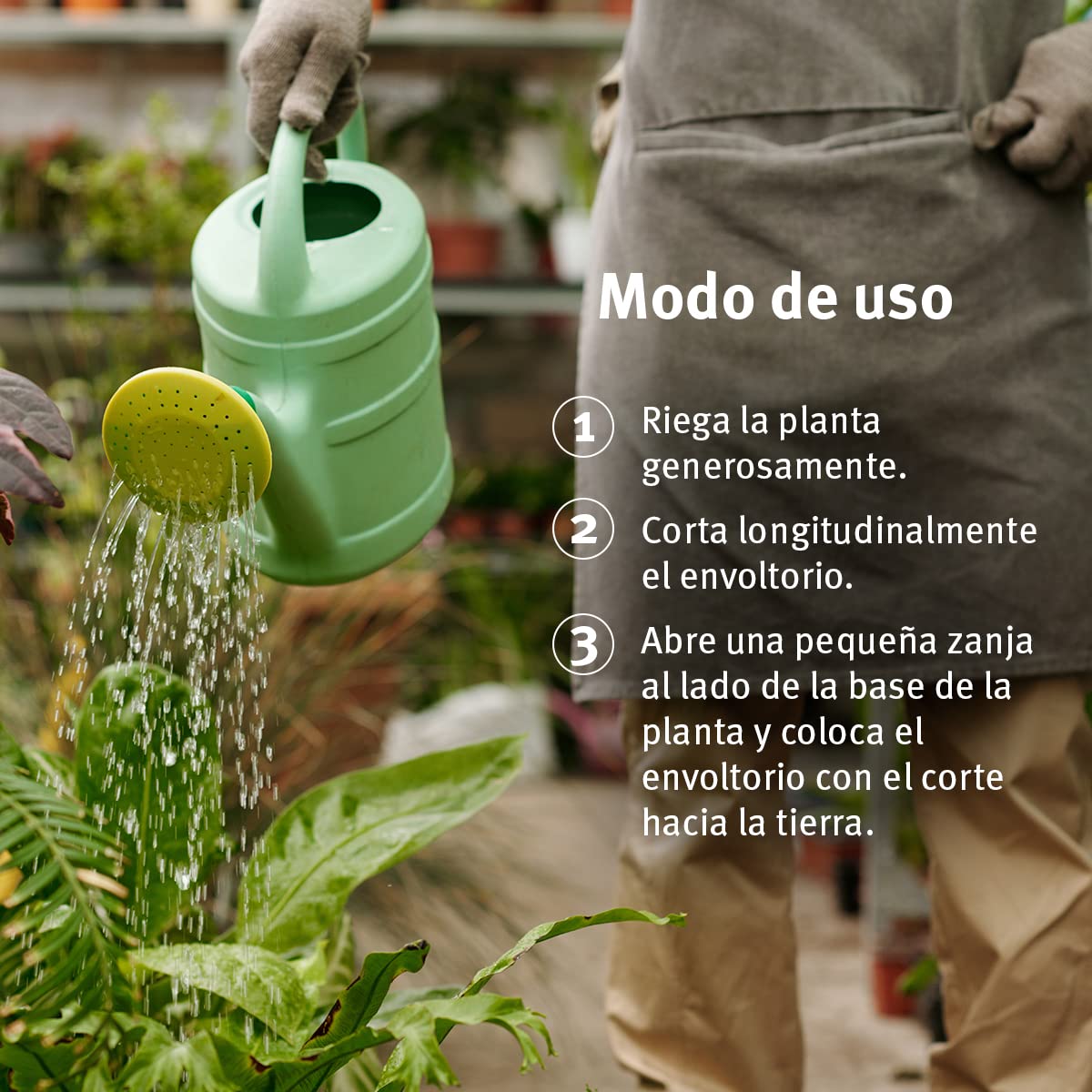 Aqua Control Biogel C2140, Agua Sólida para Tus Plantas, Ideal para Riego en Vacaciones, hasta 30 Días sin Regar, 400 ml