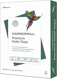 Hammermill Premium Color Copy Paper 32 lb 8.5 x 11 (500 sheets) - 100 brightness