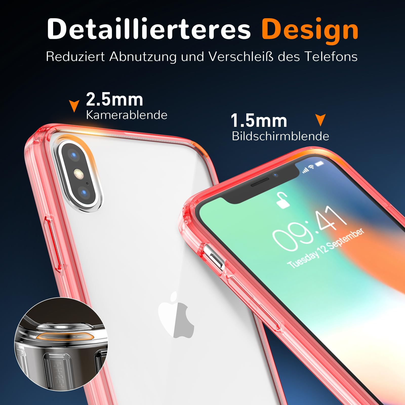 Clear Case for iPhone 15, Ultra Thin, Shockproof TPU Cover, Anti-Yellowing, Crystal Clear, Phone Case for Apple iPhone 15 - Clear — view 317