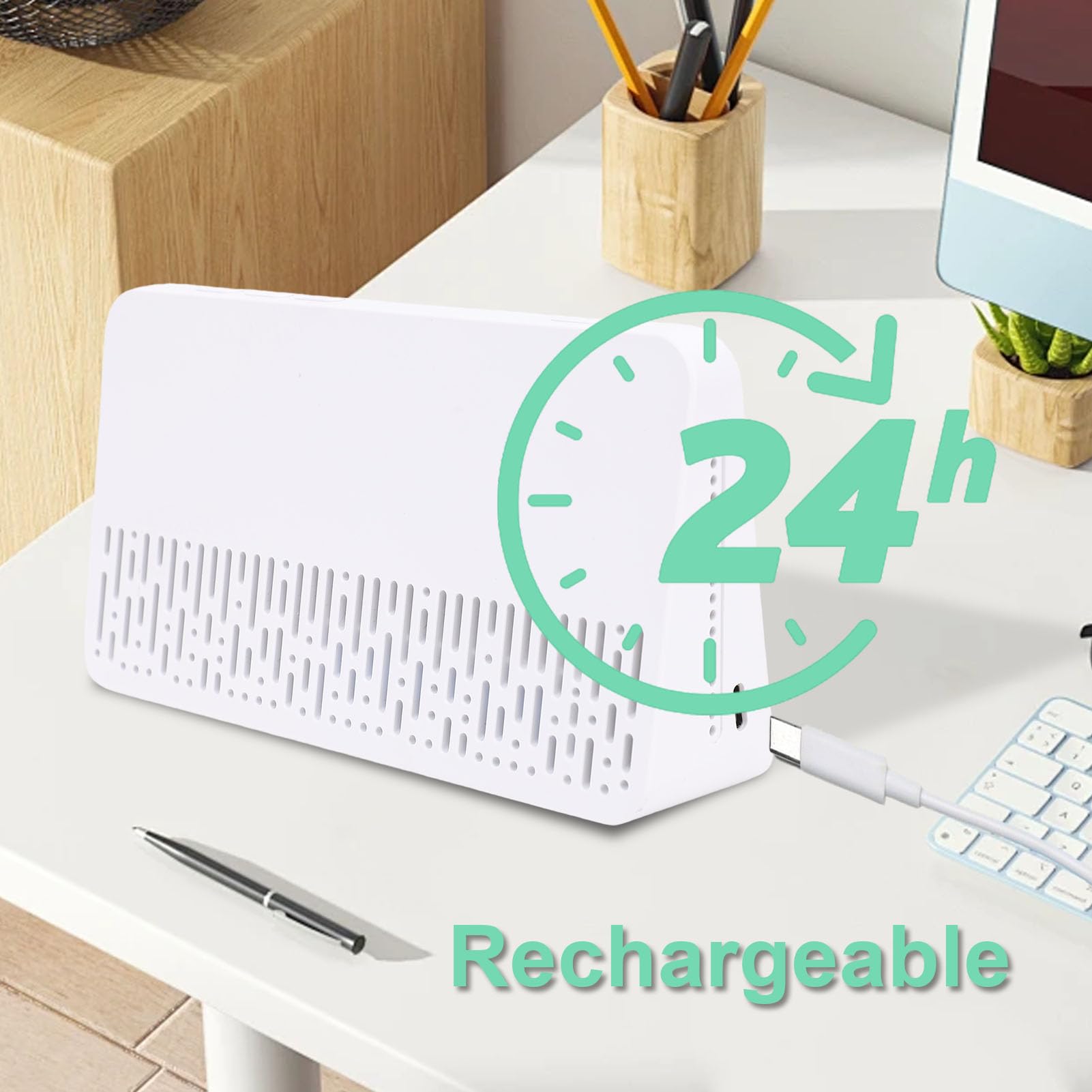 Misuratore di qualità dell'aria, rivelatore di formaldeide, misuratore di TVOC, termometro igrometro, analizzatore di aria interna portatile per casa e ufficio