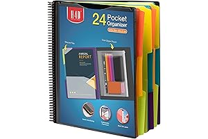 24 Pocket Poly Project Organizer: Maximize Productivity and Organization