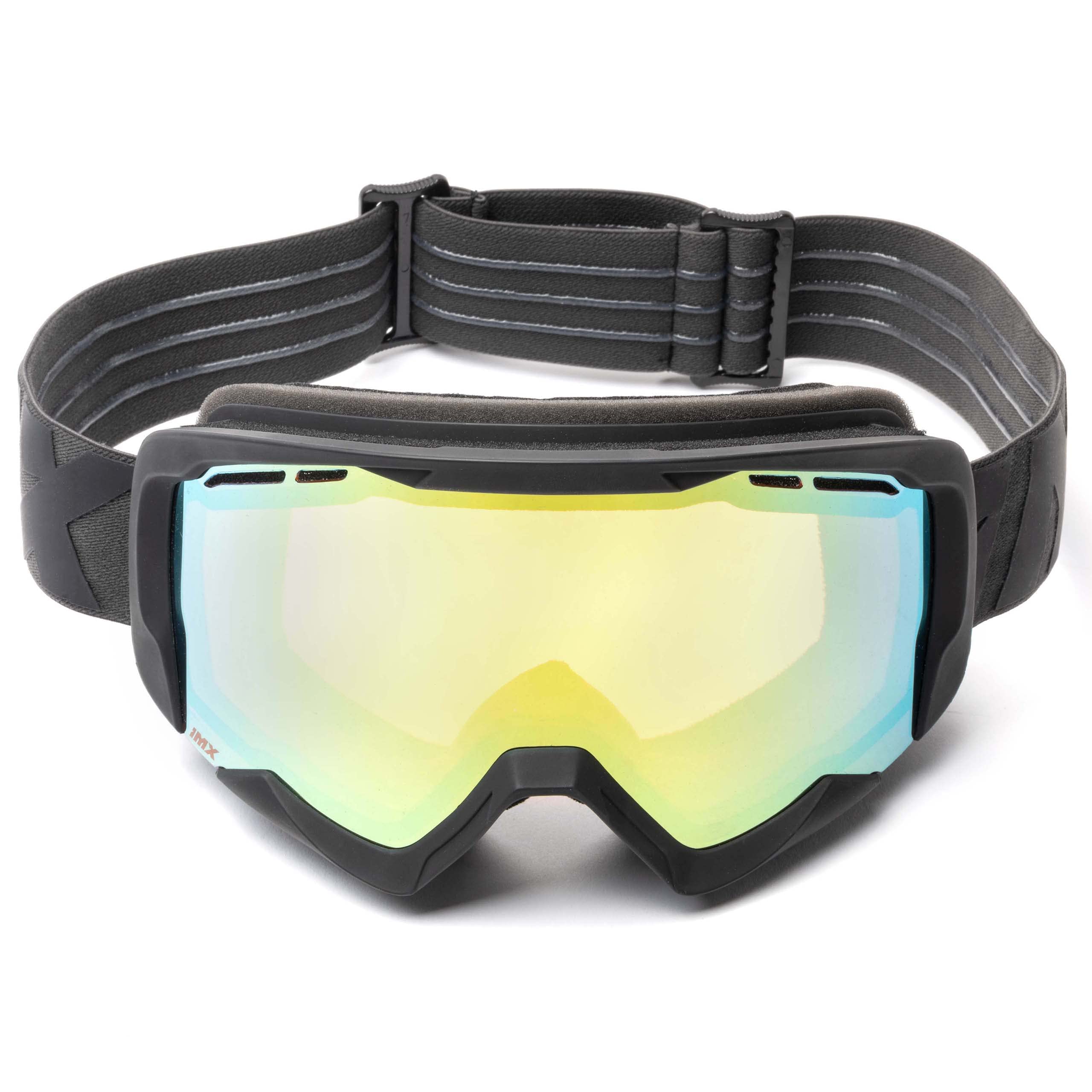 Endurance Occhiali da Bici Occhiali da Moto| Triplo Strato Spugna | Doppia Lente | Antigraffio Rivestimento Antiappannamento e UV | Cintura Larga con Stampa in Silicone
