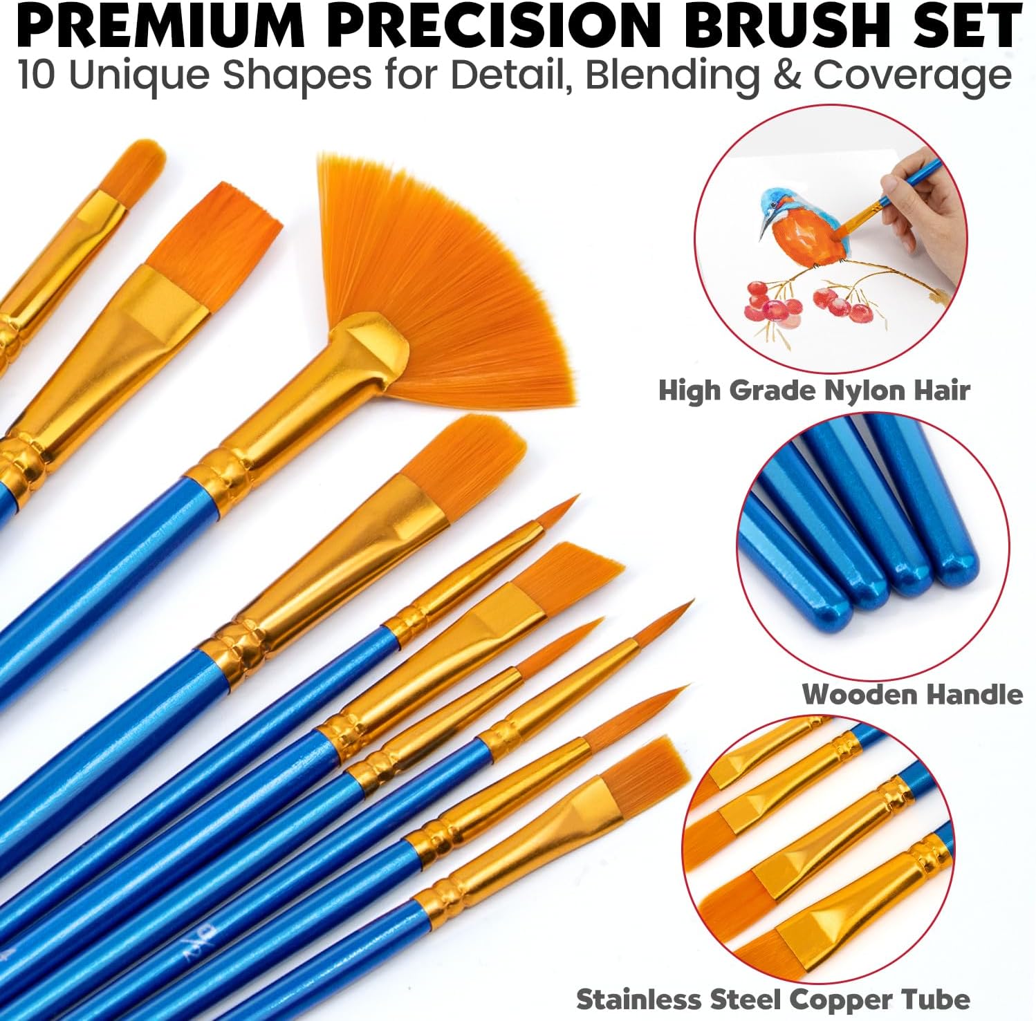 Set of 2 Acrylic Painting Kits for Adults and Couples, Sip and Paint Kit for Date Night, Acrylic Painting Kit with Canvas Boards and Easels, Professional Art Set for Couples, Families, Beginners