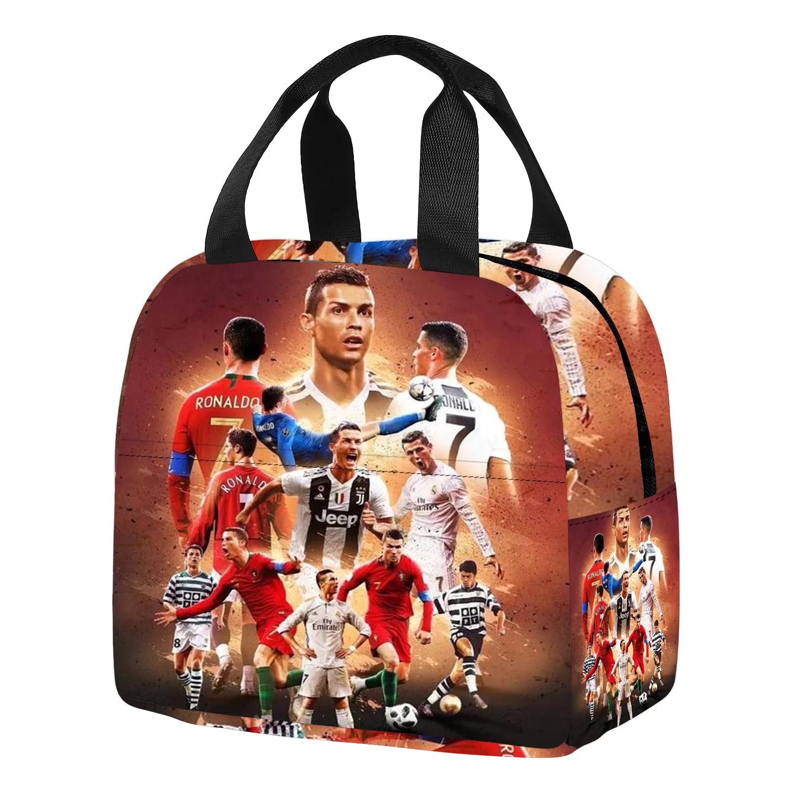 LTMCTUK Roonaaldoo Lunch Bag, Portable Insulation Lunch Box