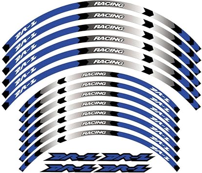 YESKIT Motorcycle Reflective Rim Stickers Wheel Decals Set Modification Stickers For Suzuki DRZ400 DRZ400S DRZ400E Color 1
