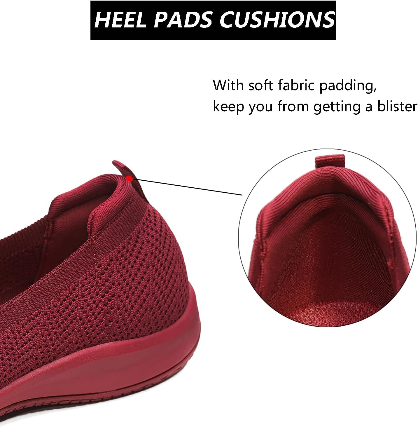 Women's Flats Slip On Go Walk Shoes for Women Comfortable Walking Sneakers Knit Low Wedge Dressy Ballet Shoes Zapatos para Mujer - Image 7