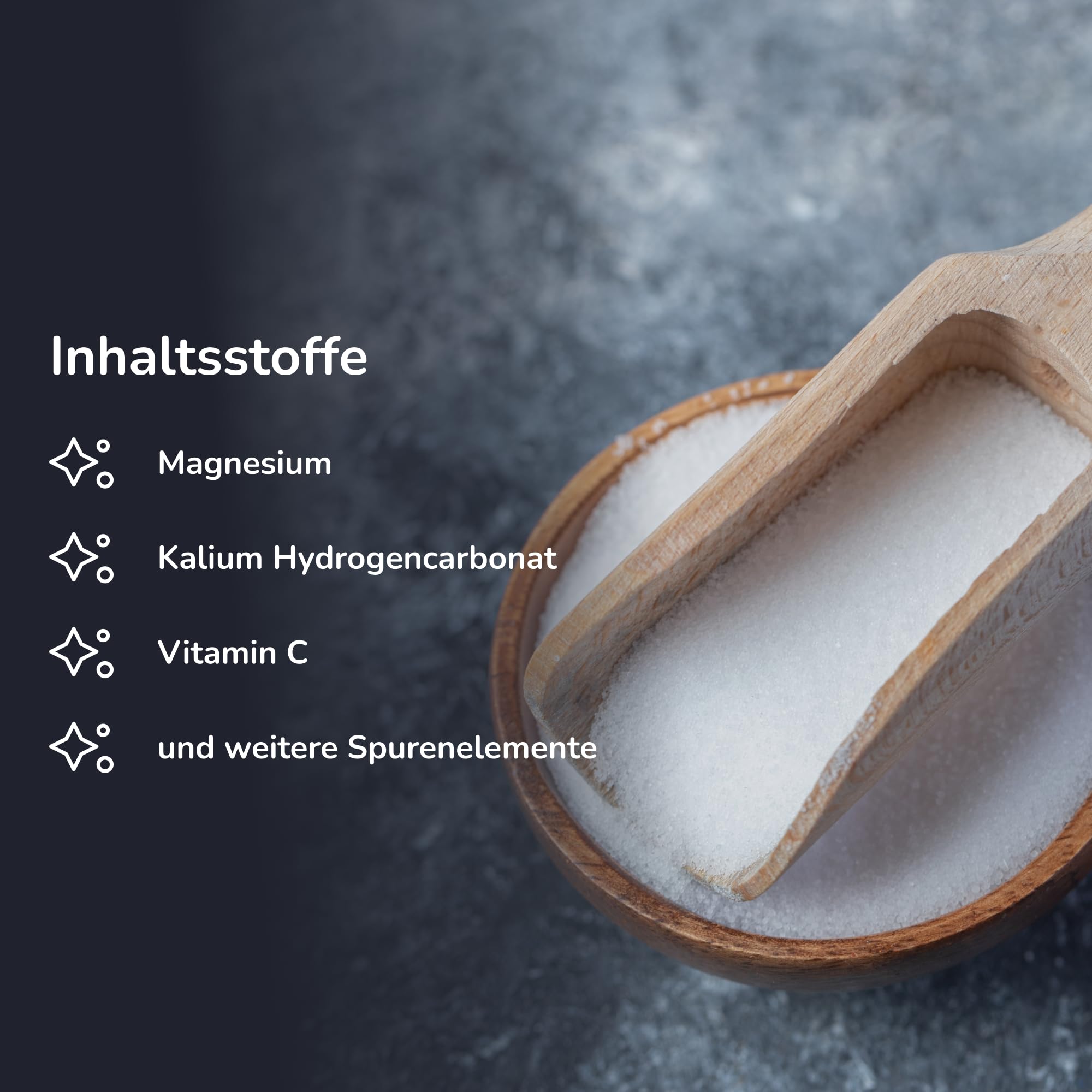 Elektrolytsalz 600g basisch für Ionen- und Elektrolysefußbad | basisches Aktivierungssalz, für Fußbad, Sitzbad, Handbad & Vollbad, vegan, pH 8,5