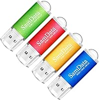 Vista 9 de Paquete de 3 unidades de memoria USB 2.0 de 16 GB, 3 colores: negro, azul, verde