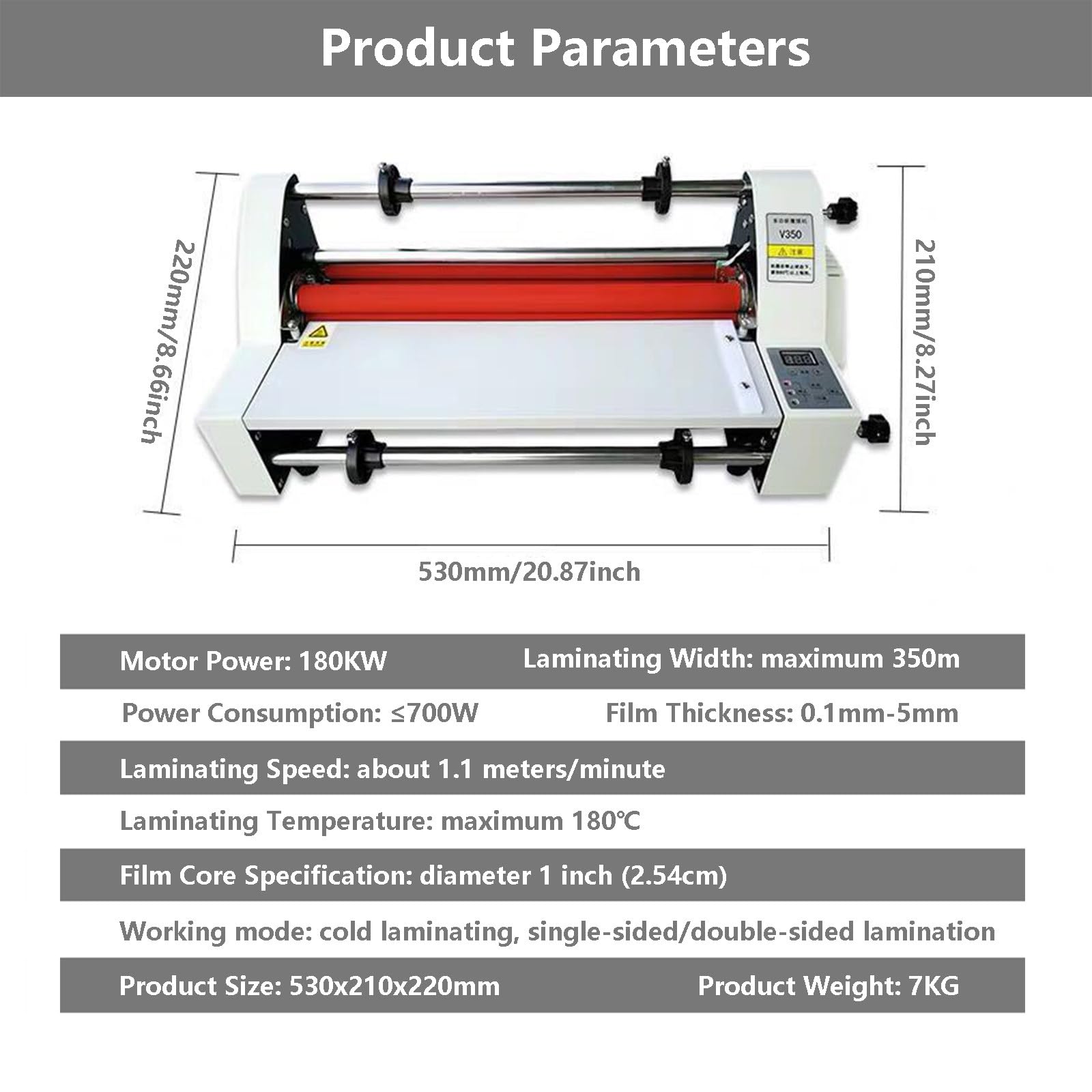 Plastificatrice per Display digitali, plastificatrici Termiche con Larghezza Massima di 350 mm, plastificazione Termica su Un Solo Lato e su Entrambi i Lati, Riscaldamento rapido,