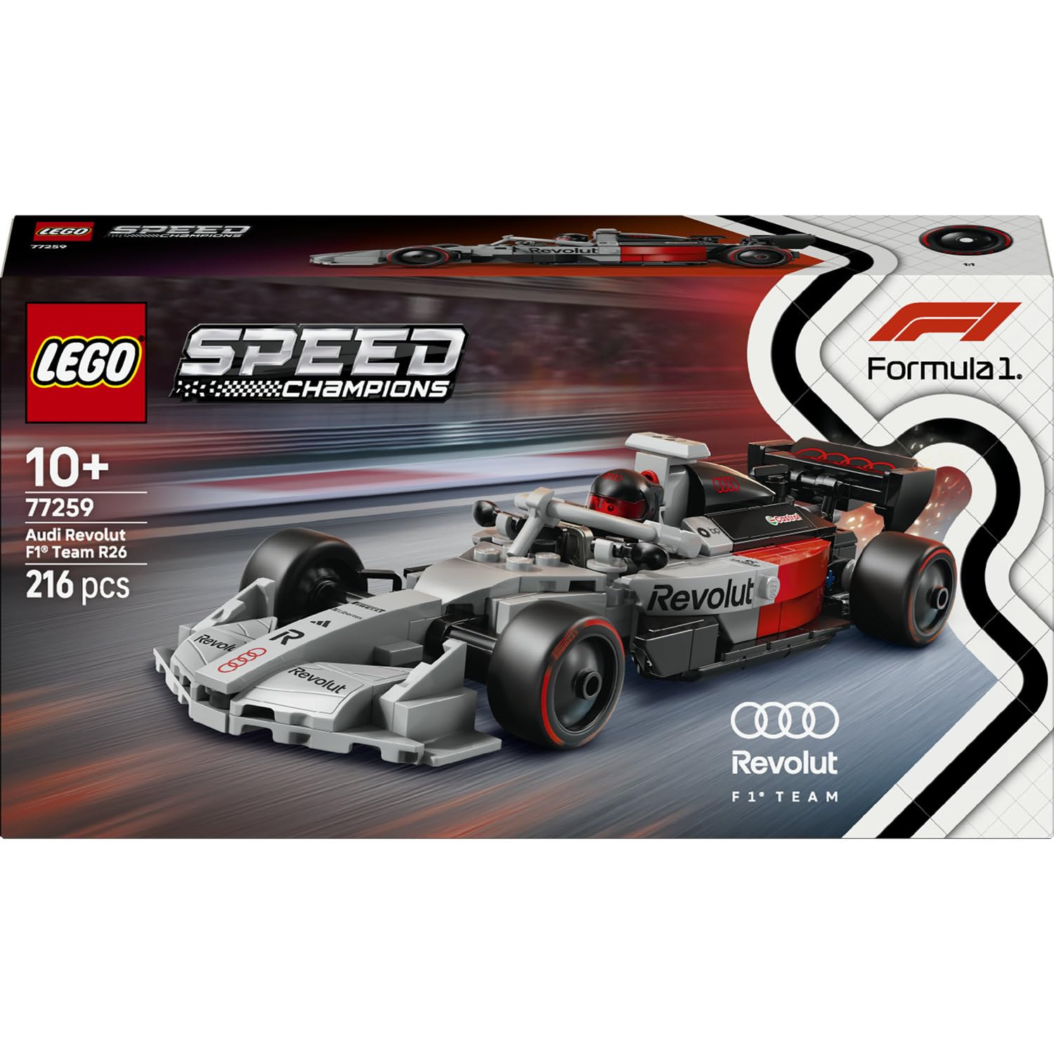 LEGO Speed Champions Audi Revolut F1 Team R26 Yarış Arabası 77259