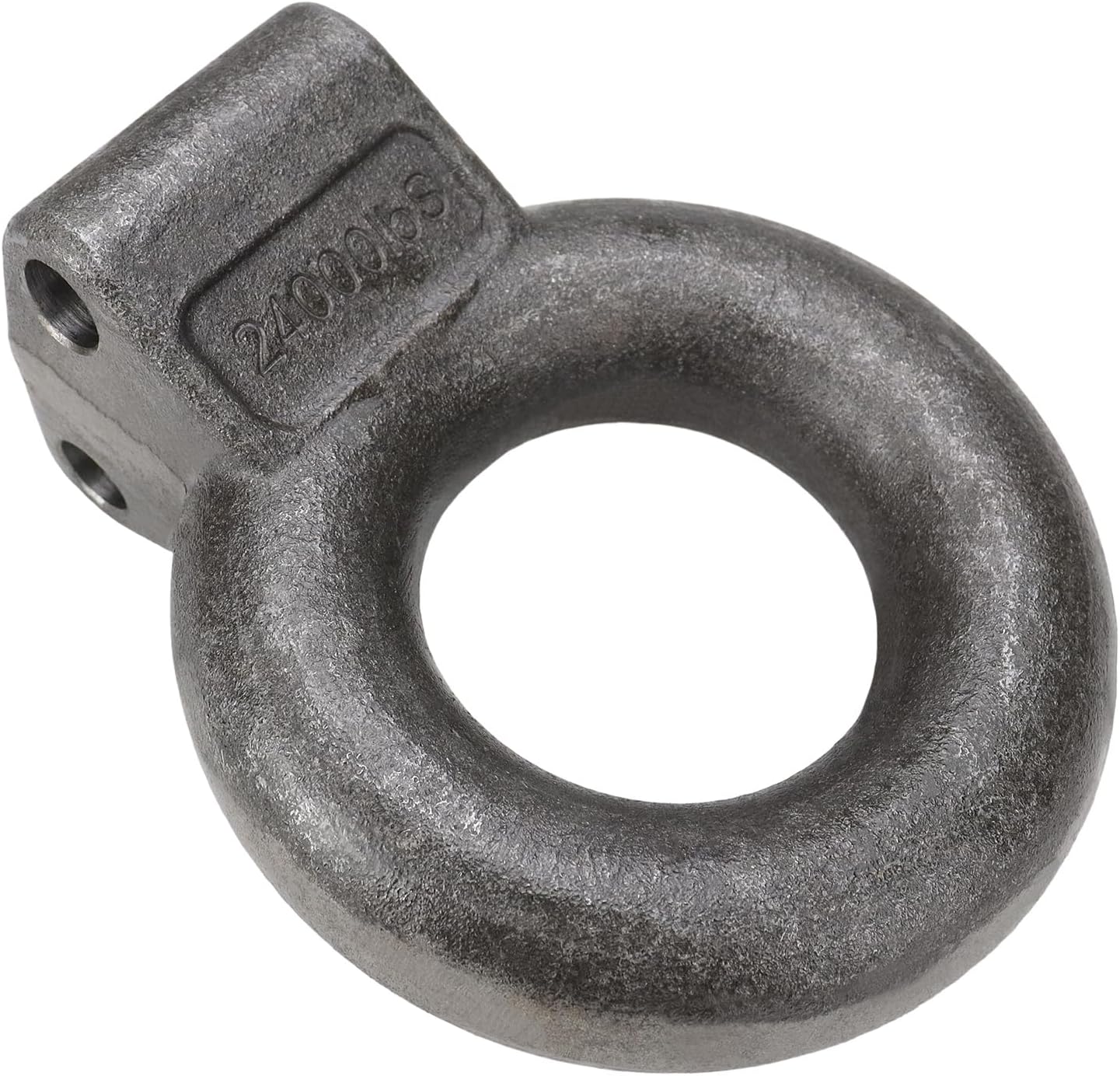 3 Inch Pintle Hitch Lunette Ring 24000Lbs Capacity Channel Bracket Required Compatible with Trailer