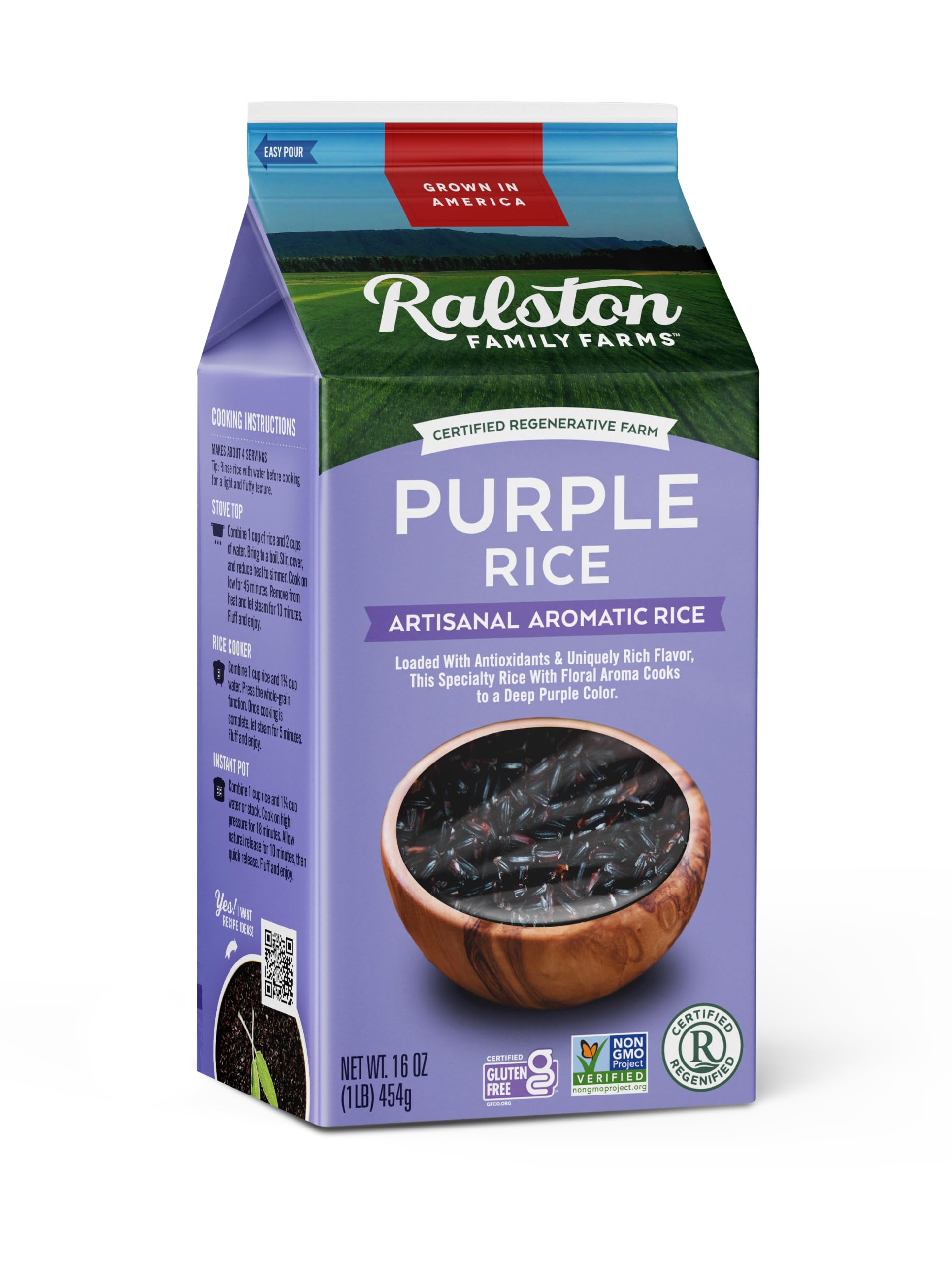 Ralston Family Farms Purple Rice 16 oz
