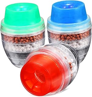 SOLUSTRE Filtro 3 Pçs Filtro De Pia Da Cozinha Filtro De Pia Filtro De Água Para Pia Da Cozinha Filtro De Chuveiro Pia Amaciante De Água Grau Alimentício Pp Filtro De Chuveiro