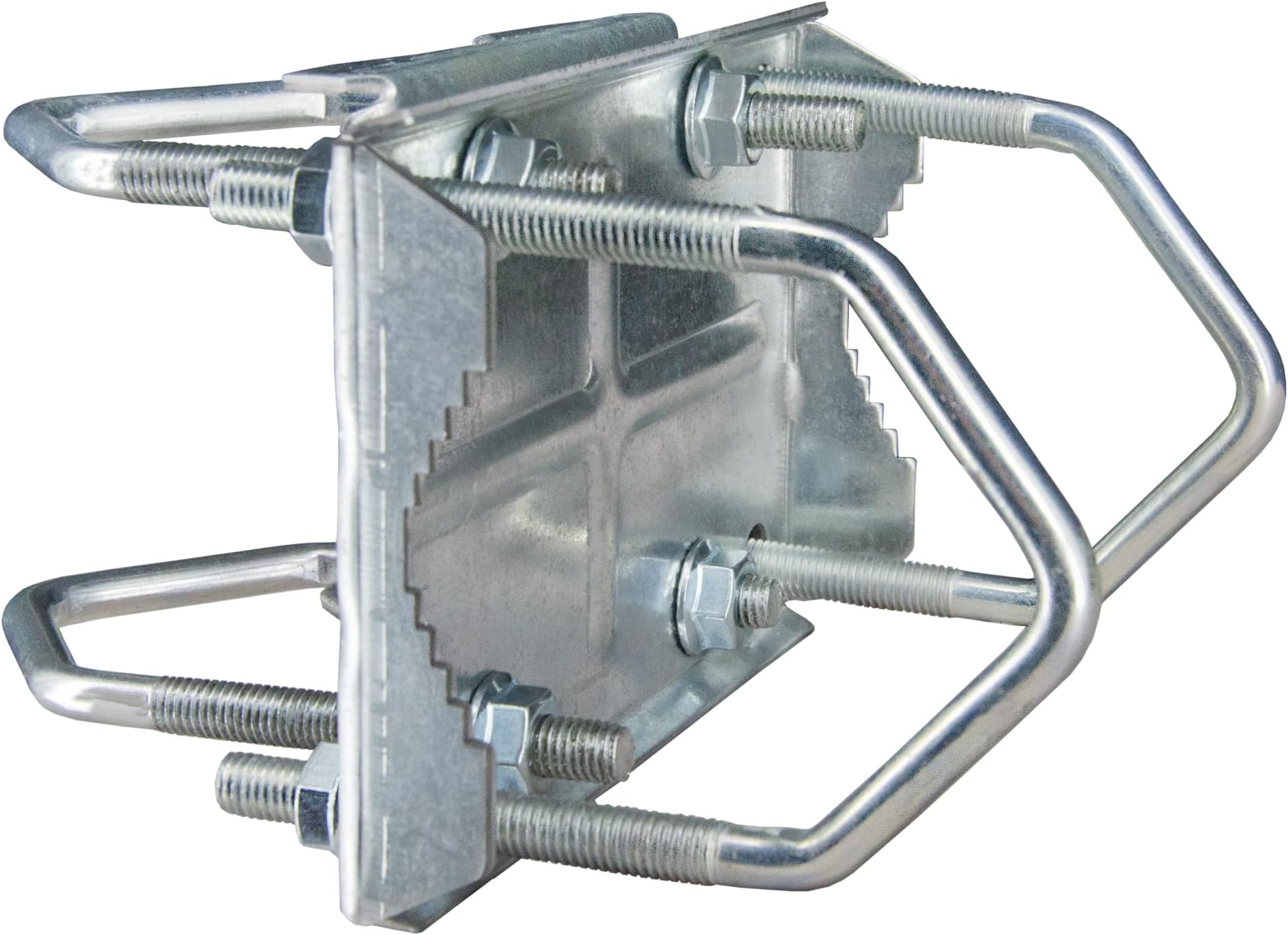 PremiumX Double Cross Clamp SAT Mast Attachment Double Clamp Cross Connection Clamp System for Pipes up to 63 mm