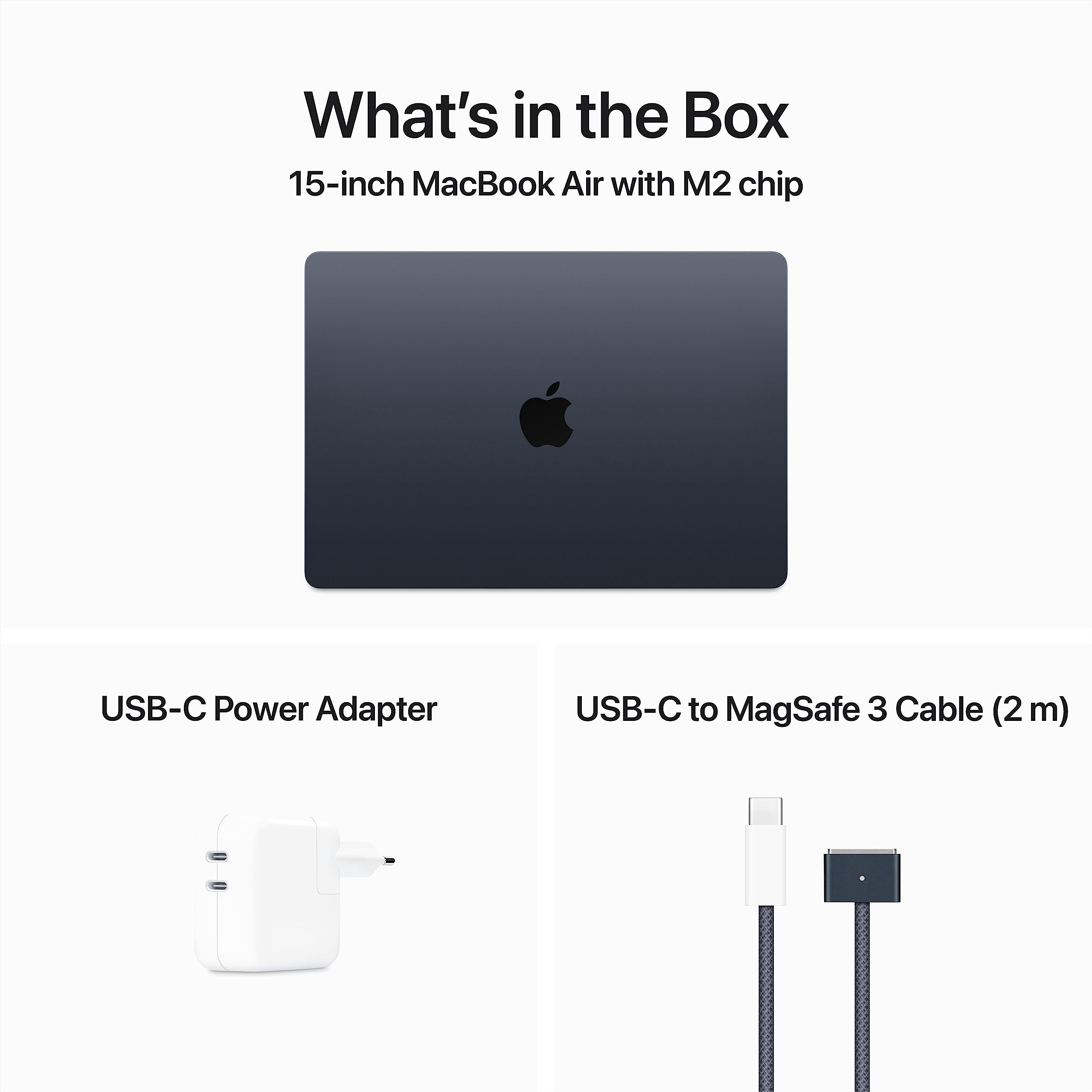 Apple 2023 MacBook Air (de 15 polegadas, Processador M2 da Apple com CPU 8‑Core e GPU 10‑Core, 8GB Memória unificada, 256 GB) - Azul-Nocturno — view 6