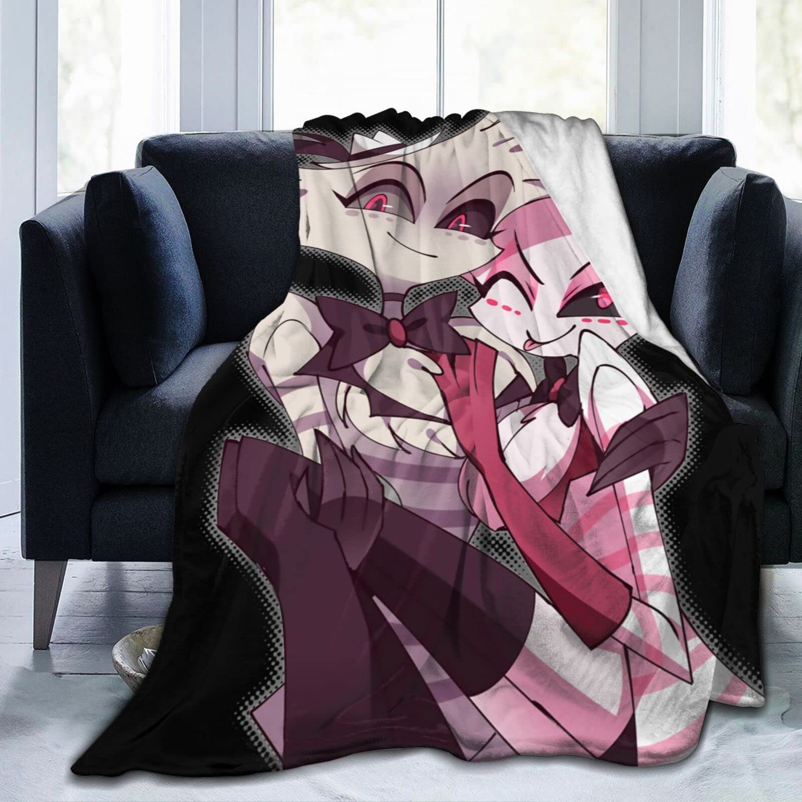 Wahom Hazbin Hotel Angel Dust Che Rri Bomb Cozy Blankets | Desertcart  Seychelles