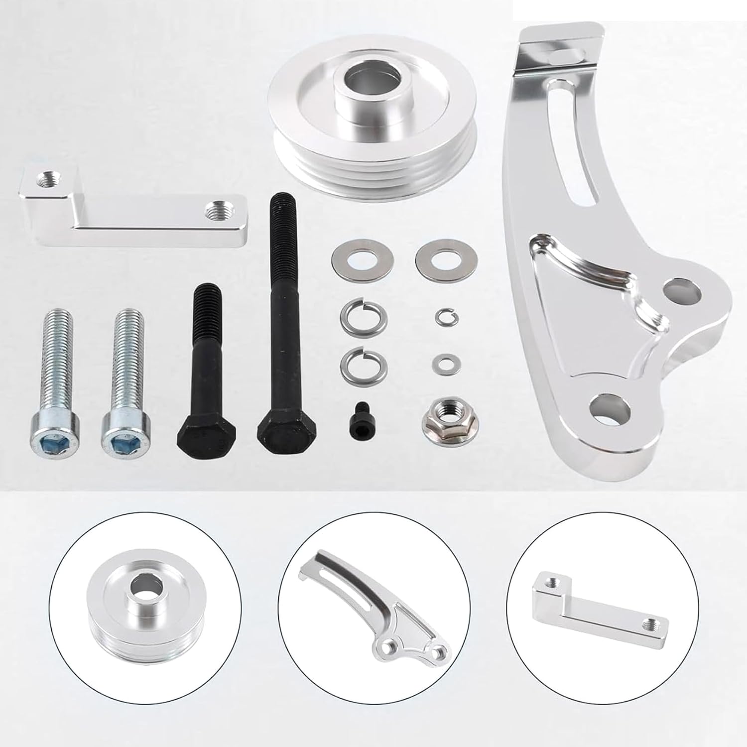 Alternator Conversion Bracket Fit for Holden LS1 & Nissan RB Series (RB20, RB25, RB26, RB30, R32, R33, R34)