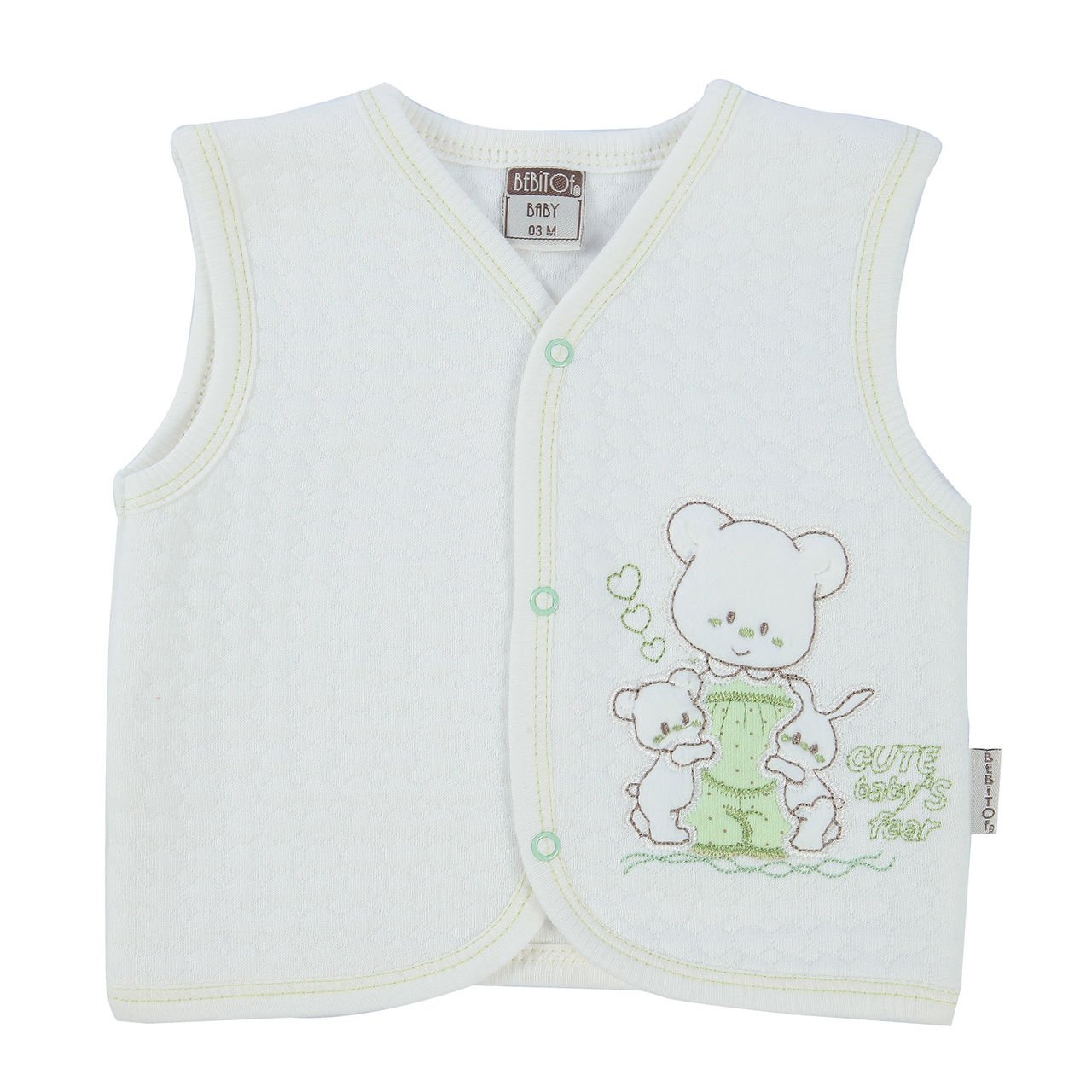 Bebitof Baby Girl's Little Bear Vest