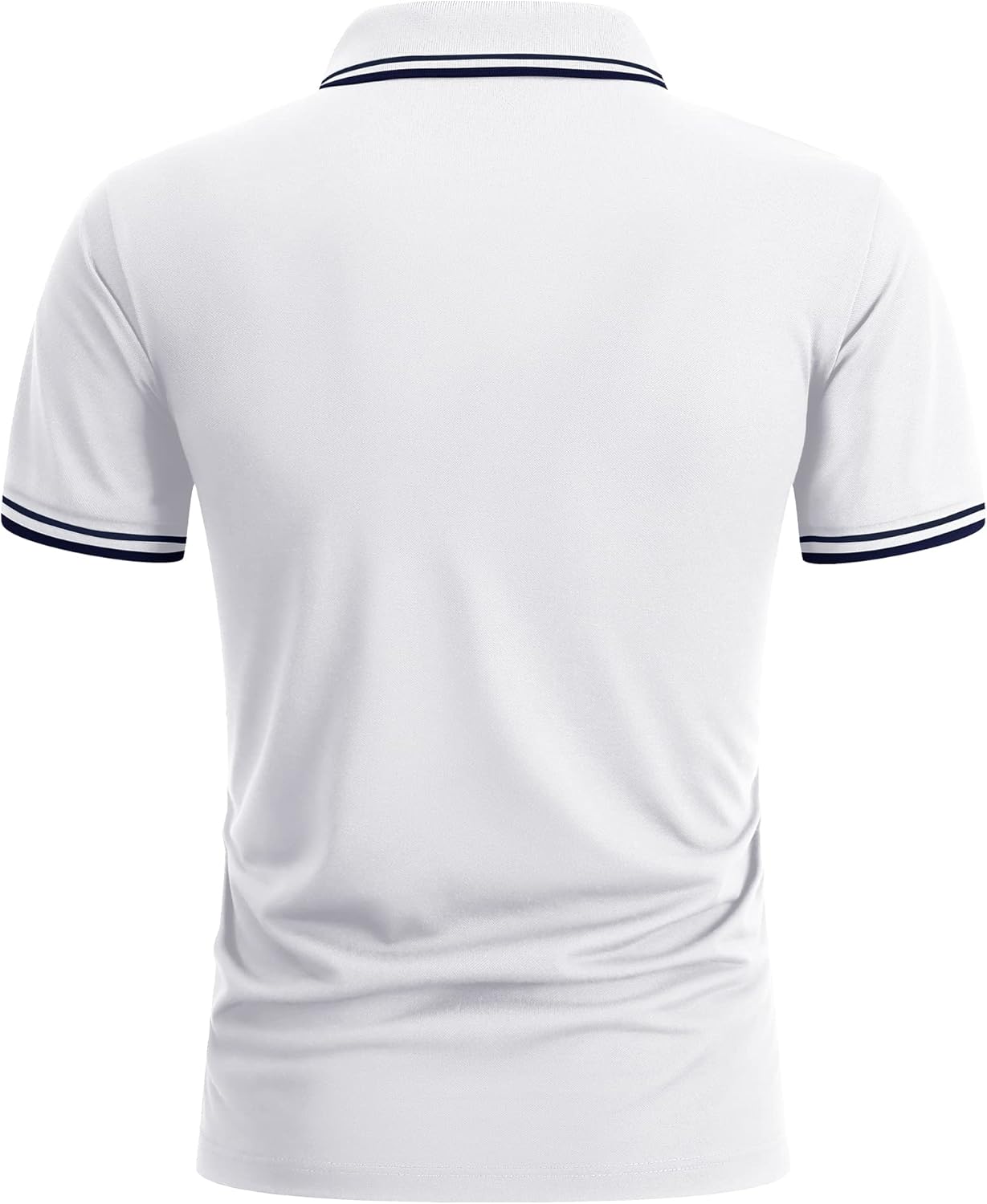 Polo Shirts for Men Short Sleeve Golf Polo with Pockets Moisture Wicking Tennis Shirt Summer Polo T-Shirts - Image 4