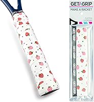 Get A Grip Custom Tennis Overgrip Tape - Anti-Slip, Quick-Drying Precut Grips for Tennis, Badminton, Pickleball with Finishing Tape
