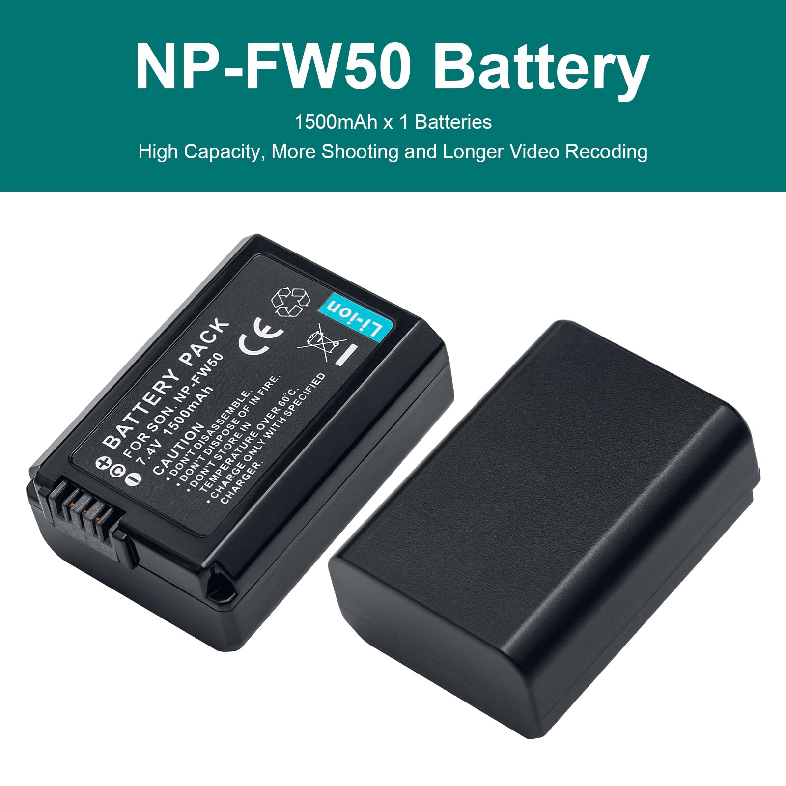 Batteria Originale Sony NP-FW50 - Ricarica Per Fotocamere Alpha E RX10 Series - Foto 11