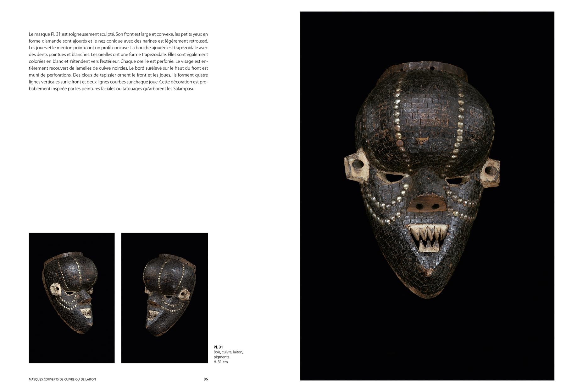 Masques Salampasu. Visages d'ancêtres guerriers. Ediz. a colori