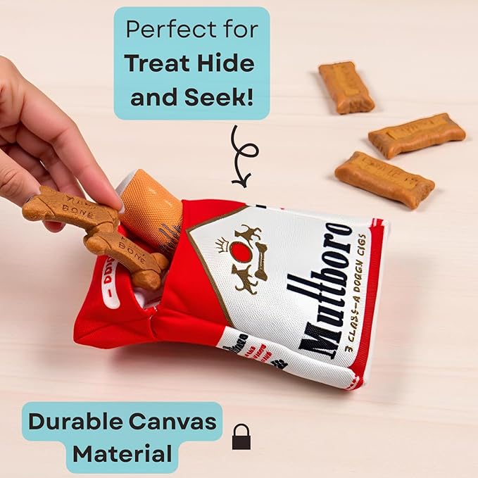 Juguete para Perro Nestpark Muttboro, Squeaky y Crinkle, Plush miniatura 5