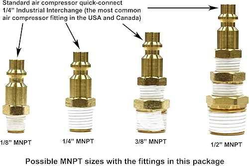 Miniatura 8 de Enchufe de estilo industrial a accesorios NPT macho | Adaptadores para preparar para el invierno, el preventor de reflujo de reflujo y el
