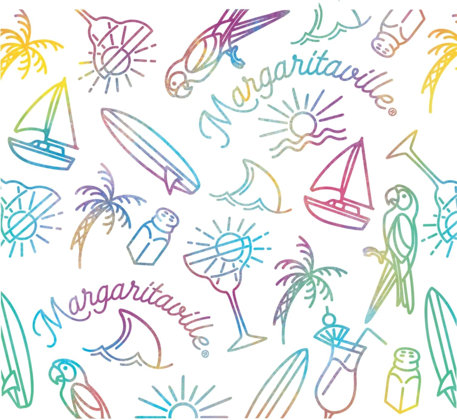 Tervis Venture Lite Margaritaville - Dorsal Made in USA Double Walled Insulated Tumbler Travel Cup Keeps Drinks Cold & Hot, 24oz Water Bottle, Classic - Image 2