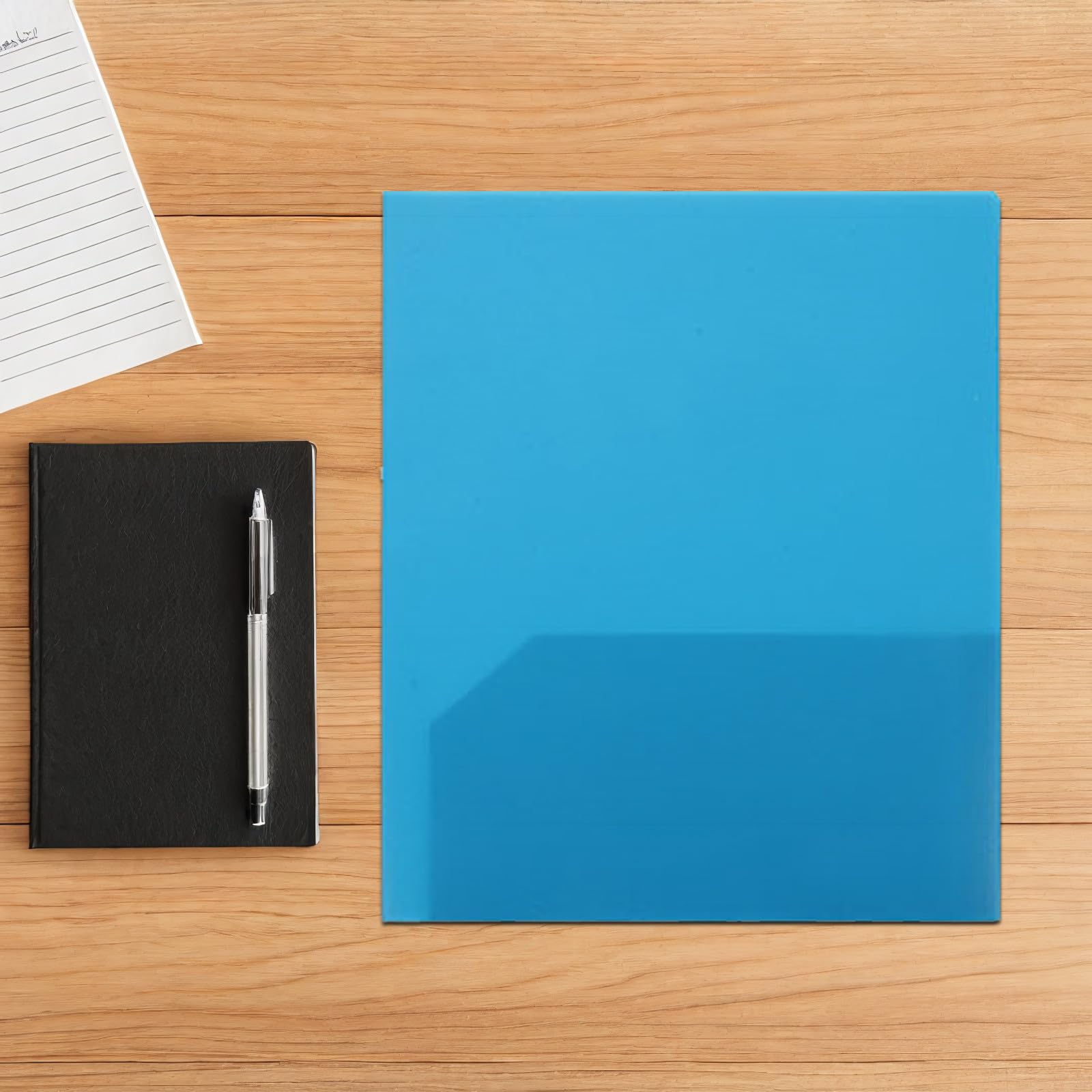 24 Kunststoffmappen mit je 2 Fächern, passend für Papier im Format