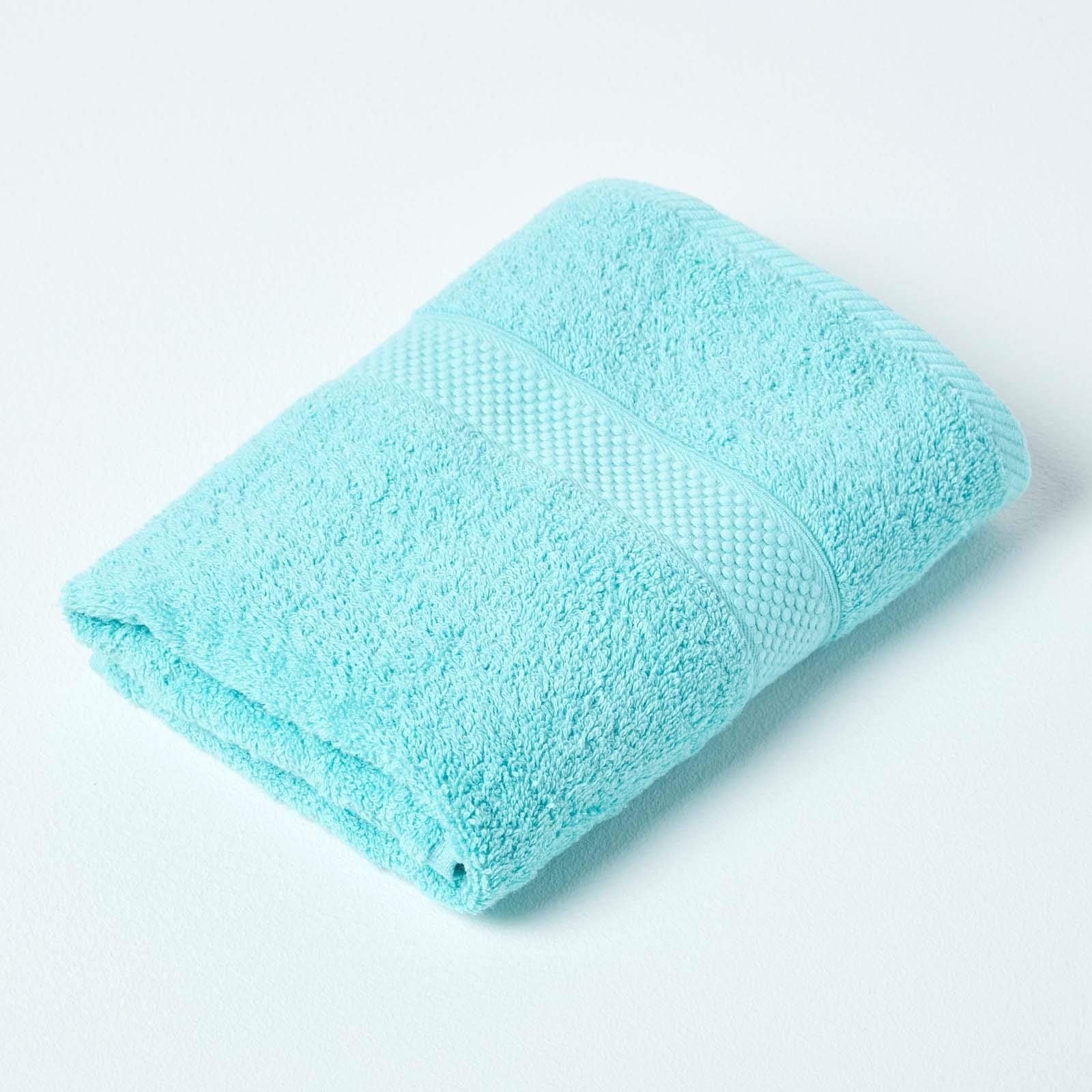 Homescapes Aqua 500 Gsm Turkish Cotton Towel Soft, Absorbent & Quick-Drying In