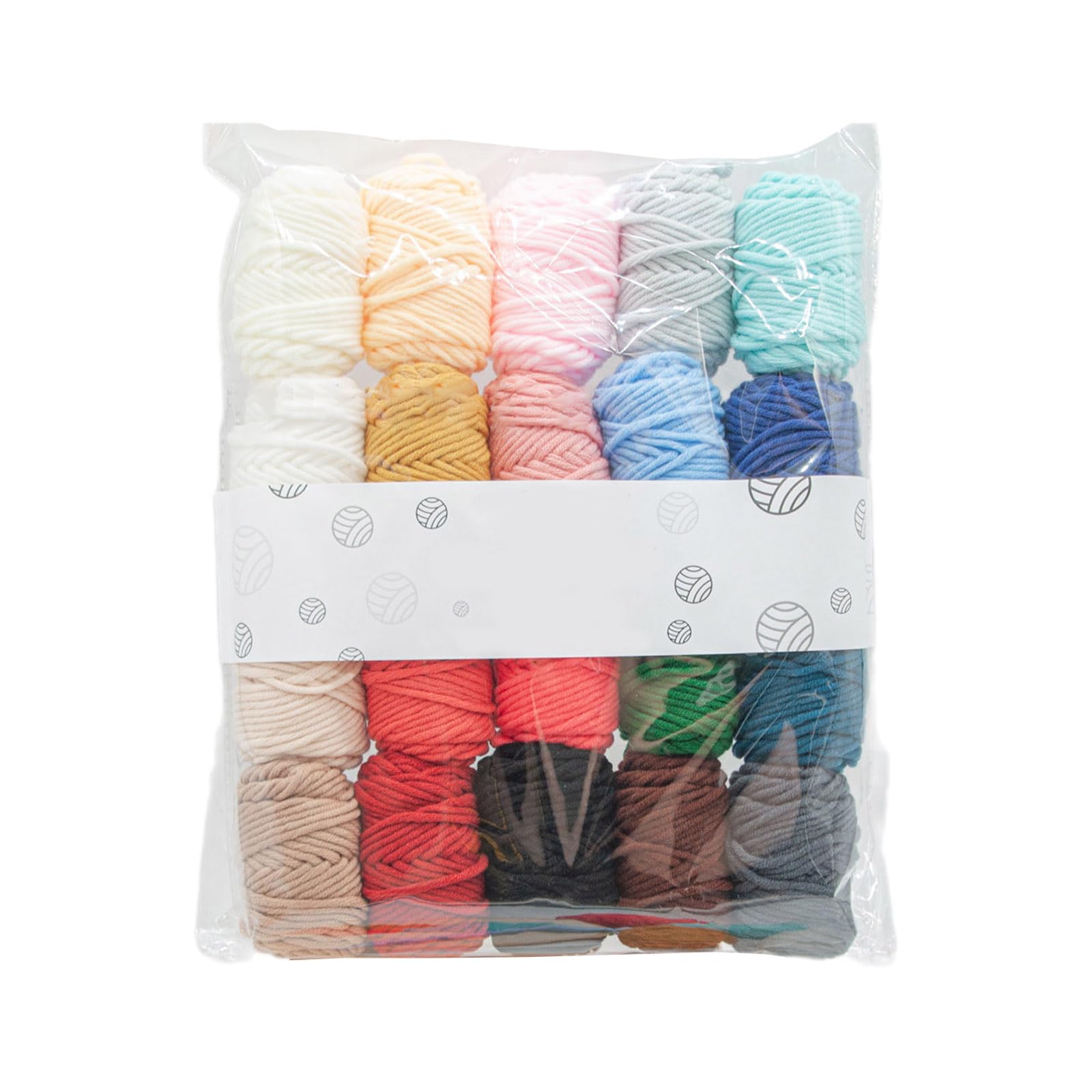 Tsophreniq Yarn Hand Knitting Wools Crochet Yarn for Hand Knitting and Crochet, 20 Colorx16g Craft Lovers