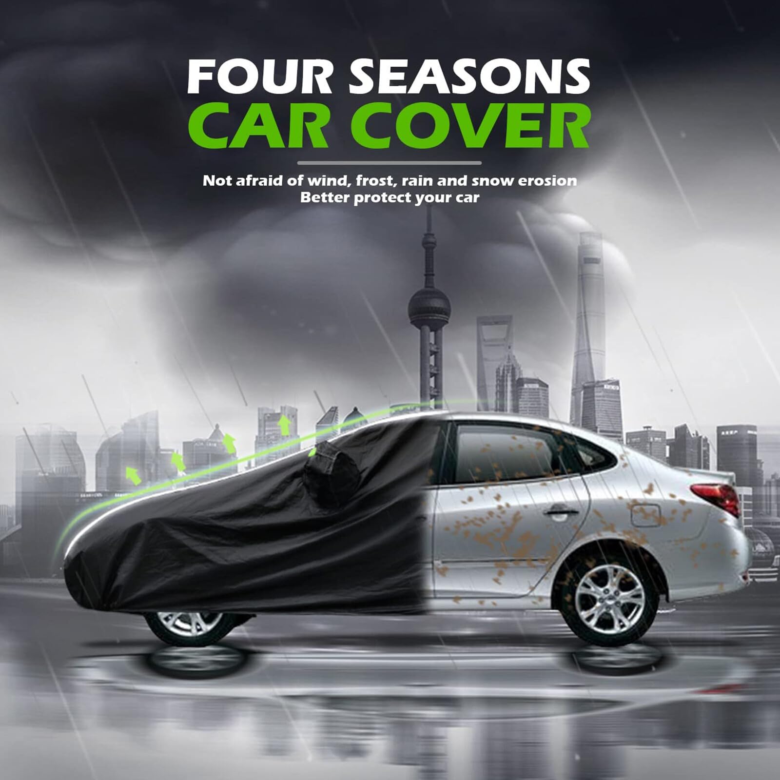 Bache Voiture Exterieur pour Renault Austral 2022-2026,Bache de Voiture Etanche,Housse De Protection Voiture Exterieur,Anti-UV Rayures Neige Anti-Age Anti-Soleil