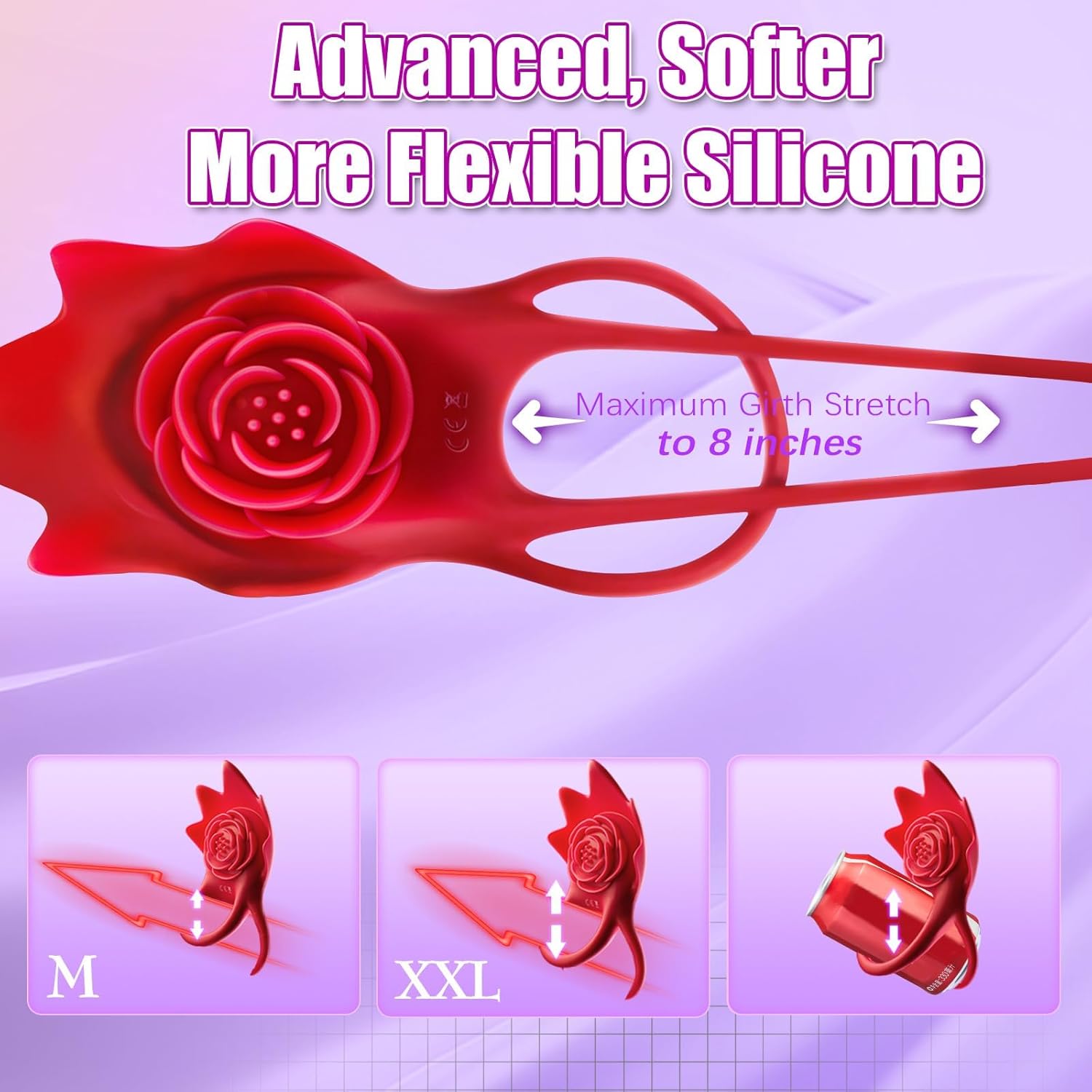 Rose with Tongue Women Viboators Toy Viboatorr, 2026 Rose Vibratoar Suction vibratiers Adult Tool for Women Today, Power Clitioral Sucker Vibrates Rose Vibratoer, 10 Modes NEH44 (Red1)