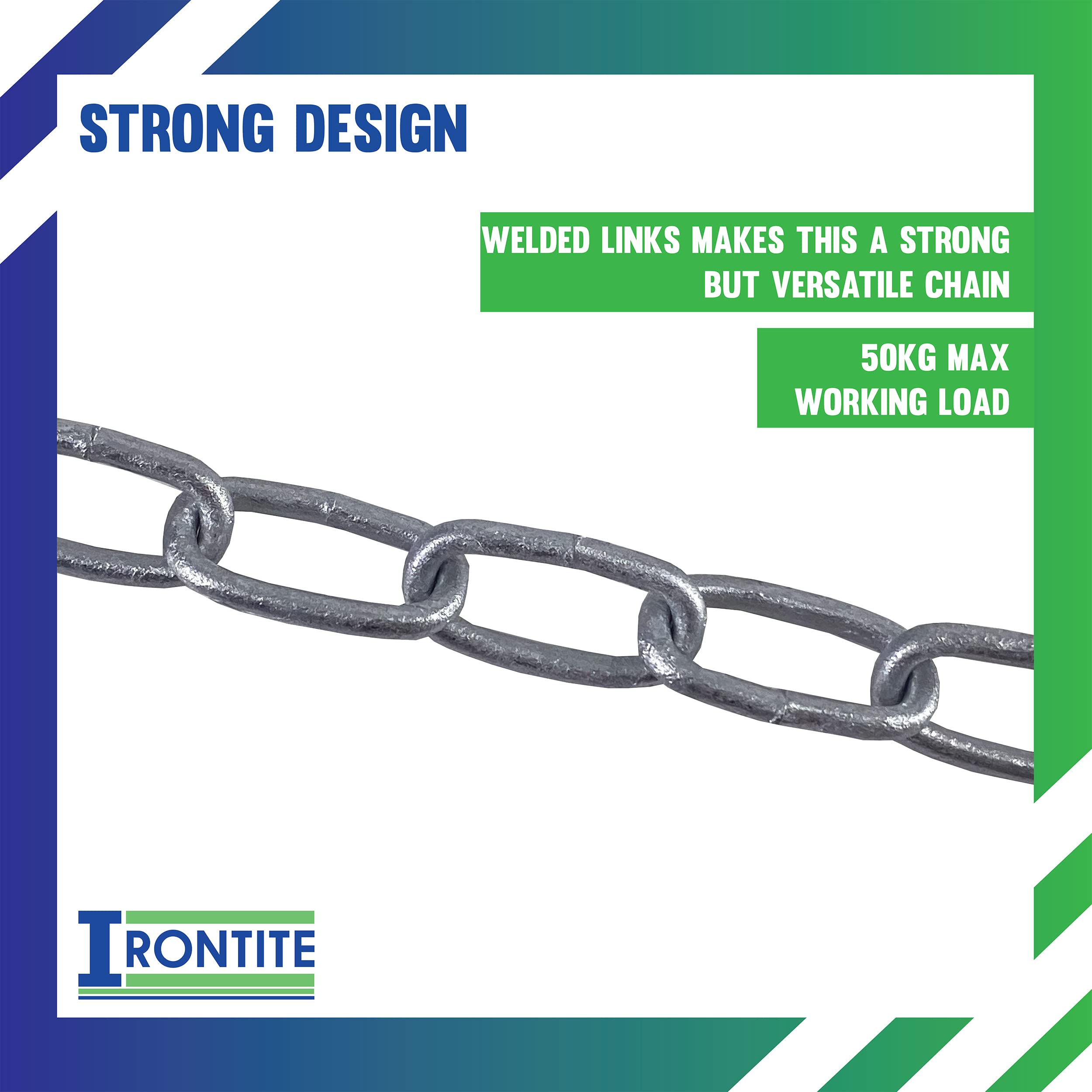 Chaîne Marine Galvanisée DIALL ø6 Mm, Vendue Au Mètre Linéaire