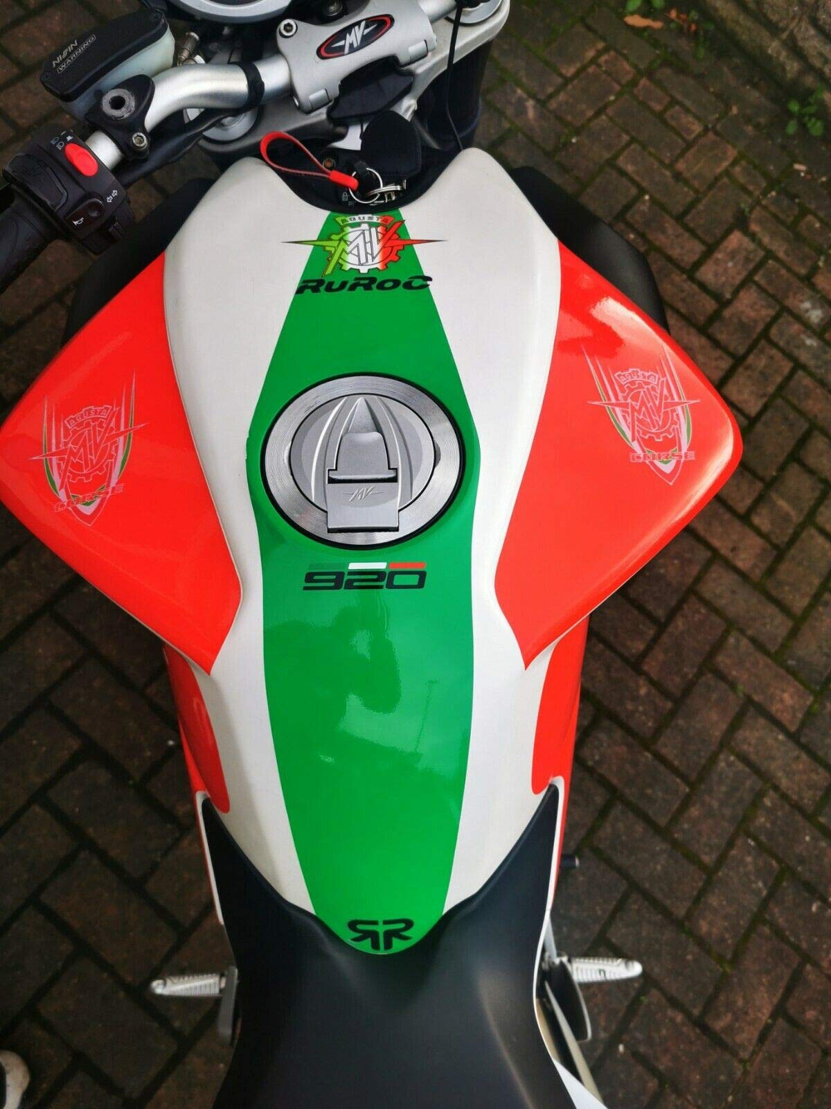 TP Stickers / Decals for MV Agusta F4 Side Fairings
