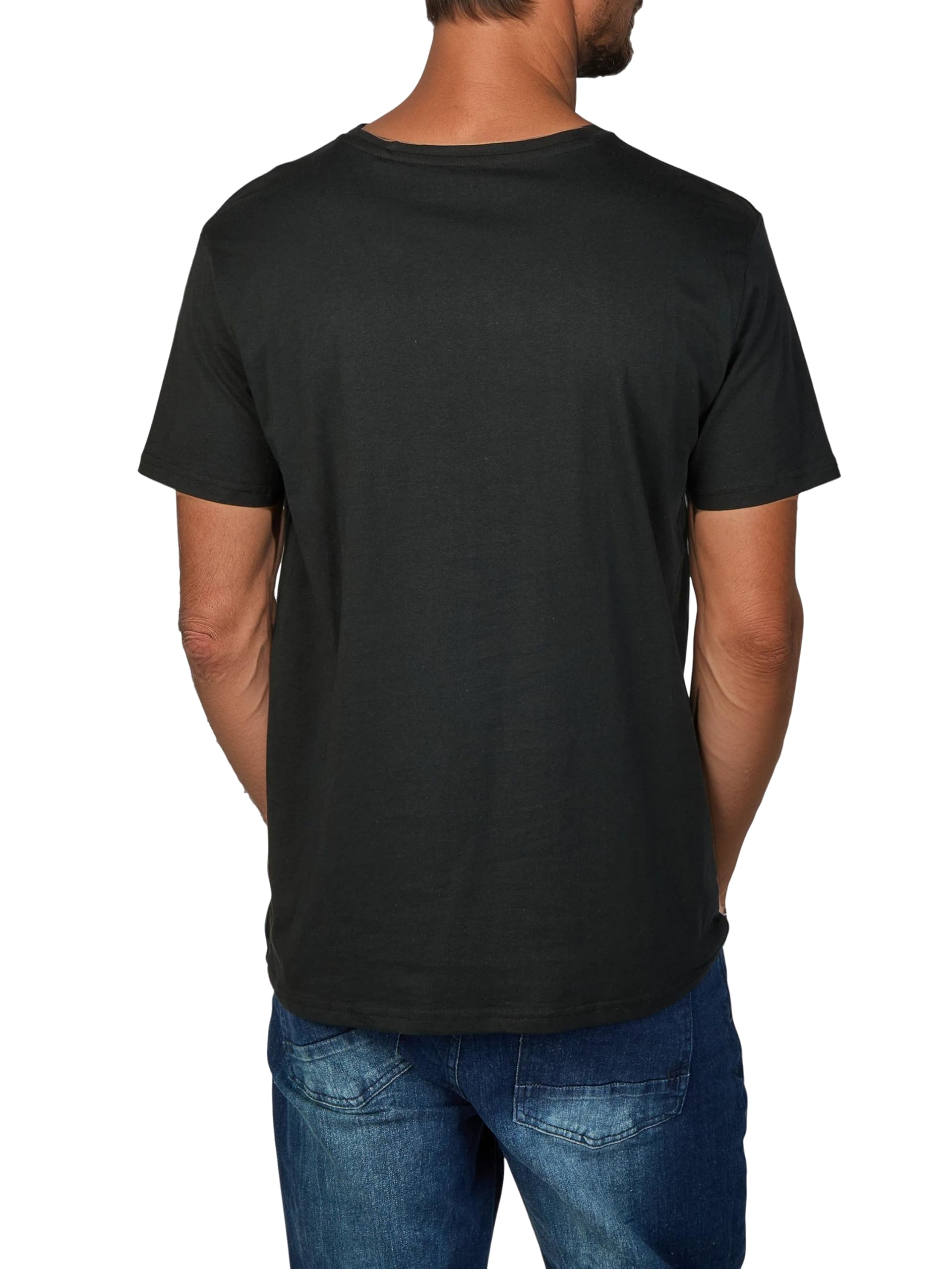 riverso Tshirt Herren Baumwolle Regular Fit RIVLeon 4er Set Pack Rundhals Kurzarm Sommer Tee Shirt Print, Größe:3XL, Farbe:Farbmix 31