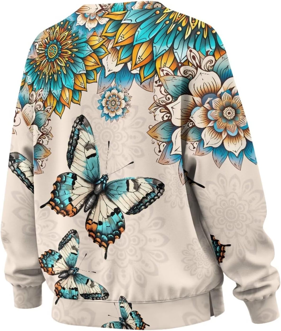 Renewold Women's Fashion Hoodie Sweatshirts Oversized Womens Fashion Sweatshirts Crewneck Casual Pullover with Pockets