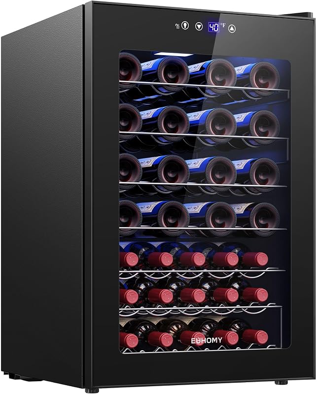 EUHOMY 45 bottle Wine Cooler Refrigerator