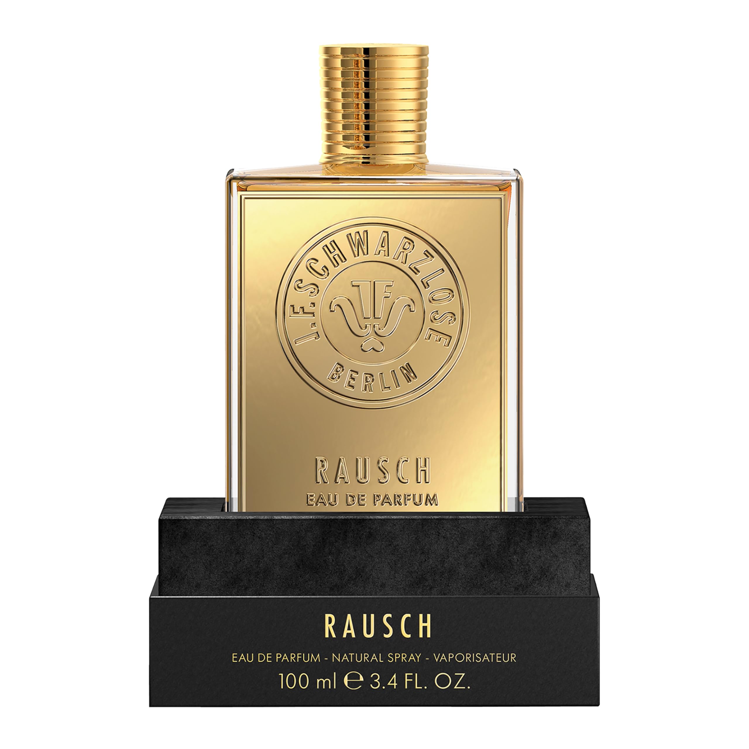 Schwarzlose Rausch - Unisex EDP Zapach w sprayu - Długotrwały i urzekający perfume z różową papryką, waniliową fasolą, bursztynem i Oud - Spray do ciała z zmysłowym i dymnym naciskiem - 3,4 uncji