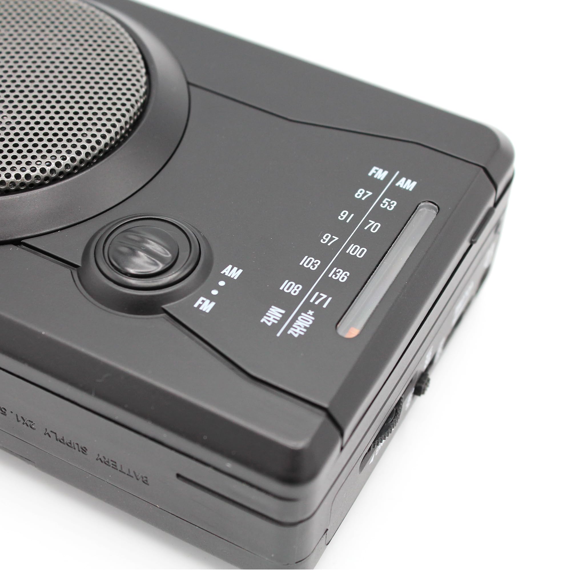 FISHTEC - Kassettenrecording-Radio mit modernen Funktionen, MP3, USB-Anschluss, FM/AM, Sprachaufnahme, integrierter Lautsprecher, ausziehbare Antenne, Audio Musik
