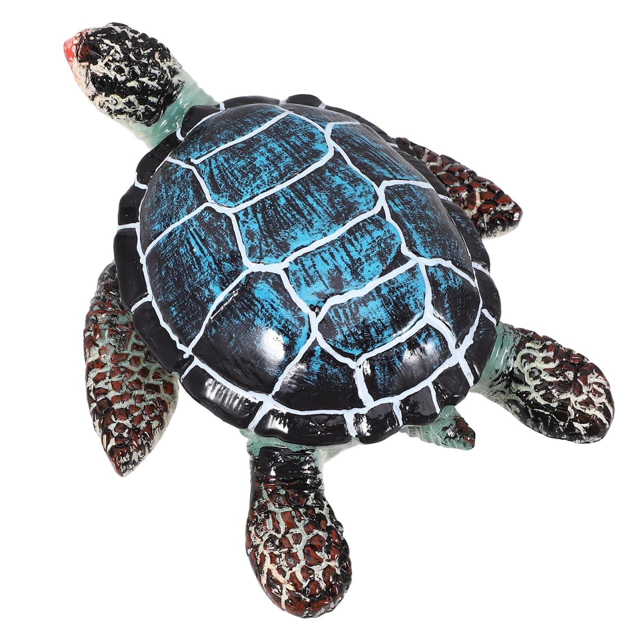 iplusmile Realistic Sea Turtle Resin Ornament Hawaiian Sea Turtle Decoration for Garden and Home Vivid Animal Adornment Safe for Fresh Salt Water Decor