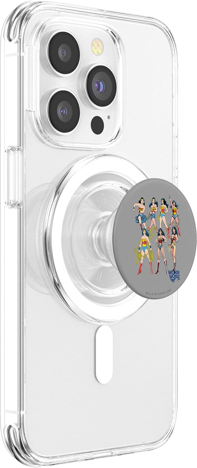 Wonder Woman Decades Later PopSockets MagSafe PopGrip for iPhone