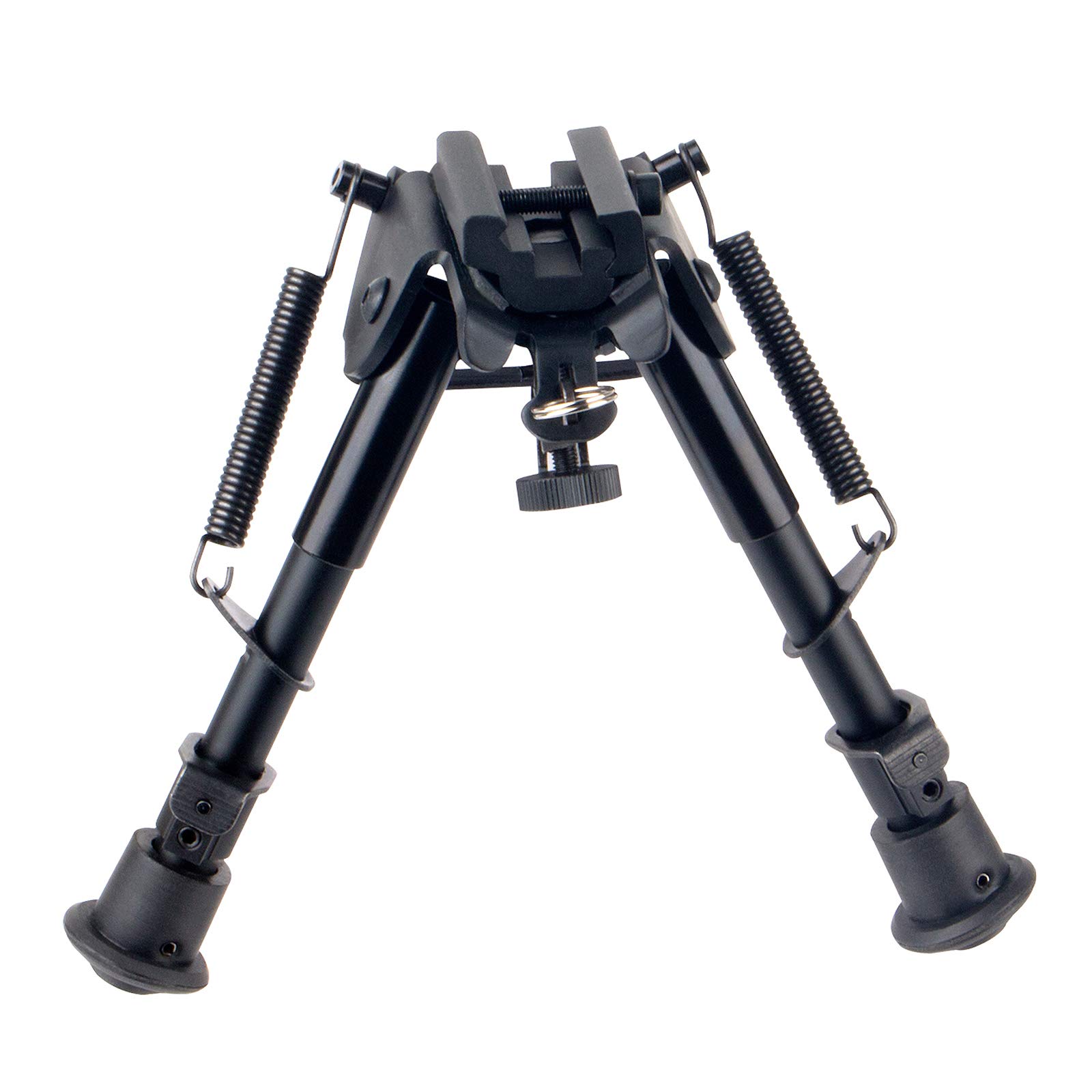 6-9" Bipiede per Fucile tattico Bipiede Regolabile con Ritorno a Molla con Supporto per Perno Girevole Adatto per Guida Picatinny/Weaver da 20 mm per Fucile