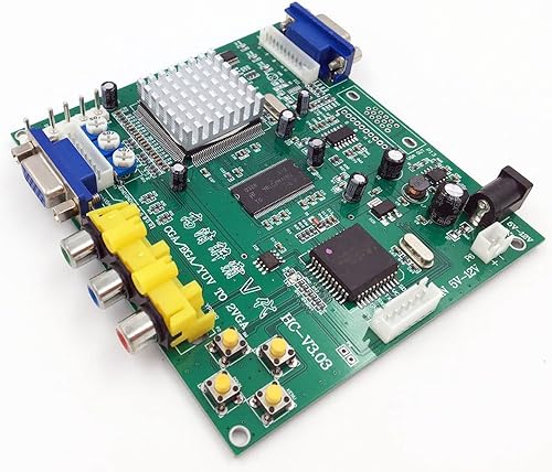 Miniatura 5 de BLEE Juego de arcada RGB CGA EGA YUV a VGA HD Video Converter Board 1 VGA salida única para CRT LCD PDP Monitor